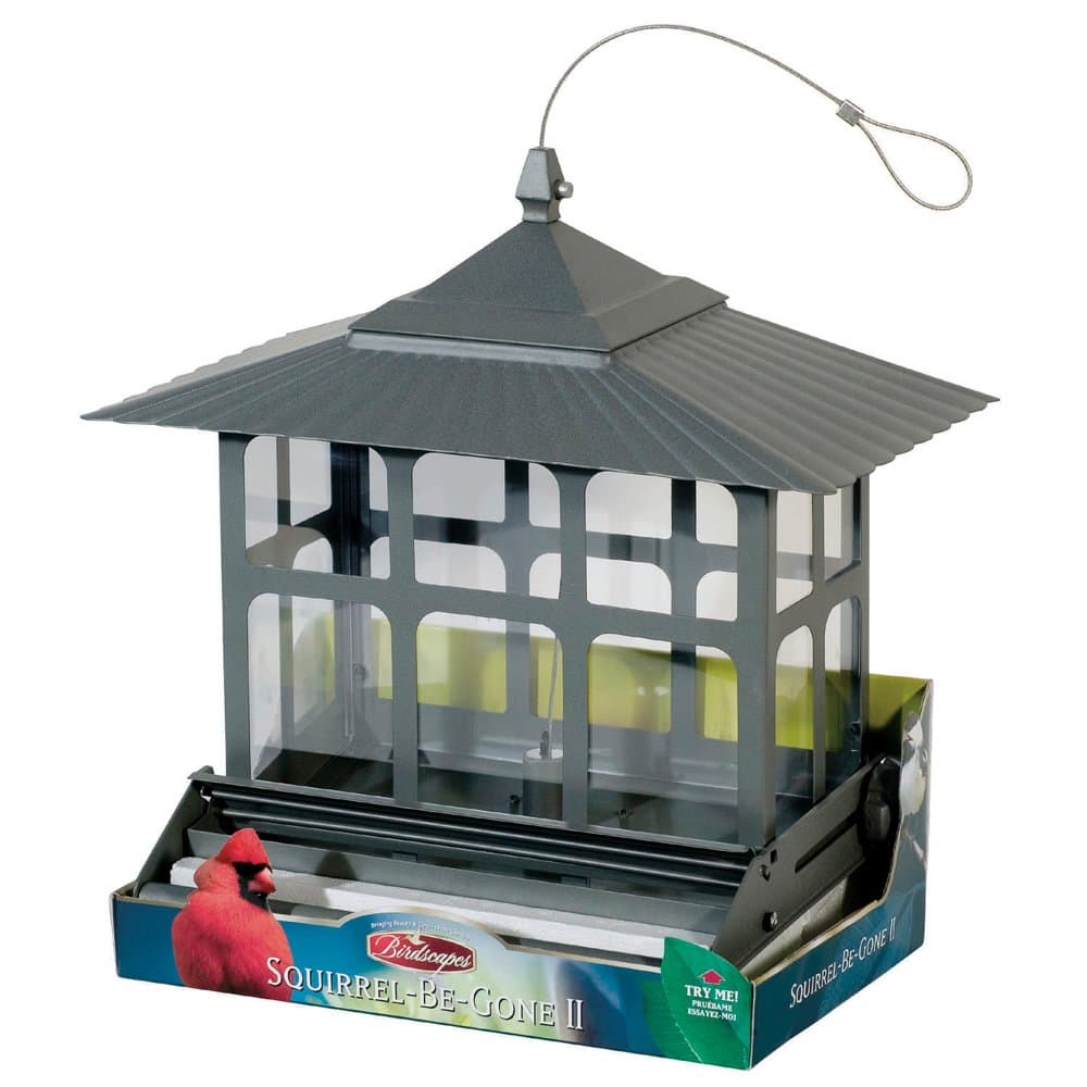 Perky-Pet 351 Squirrel-Be-Gone II Wild Bird Feeder, Grey, 11 kg