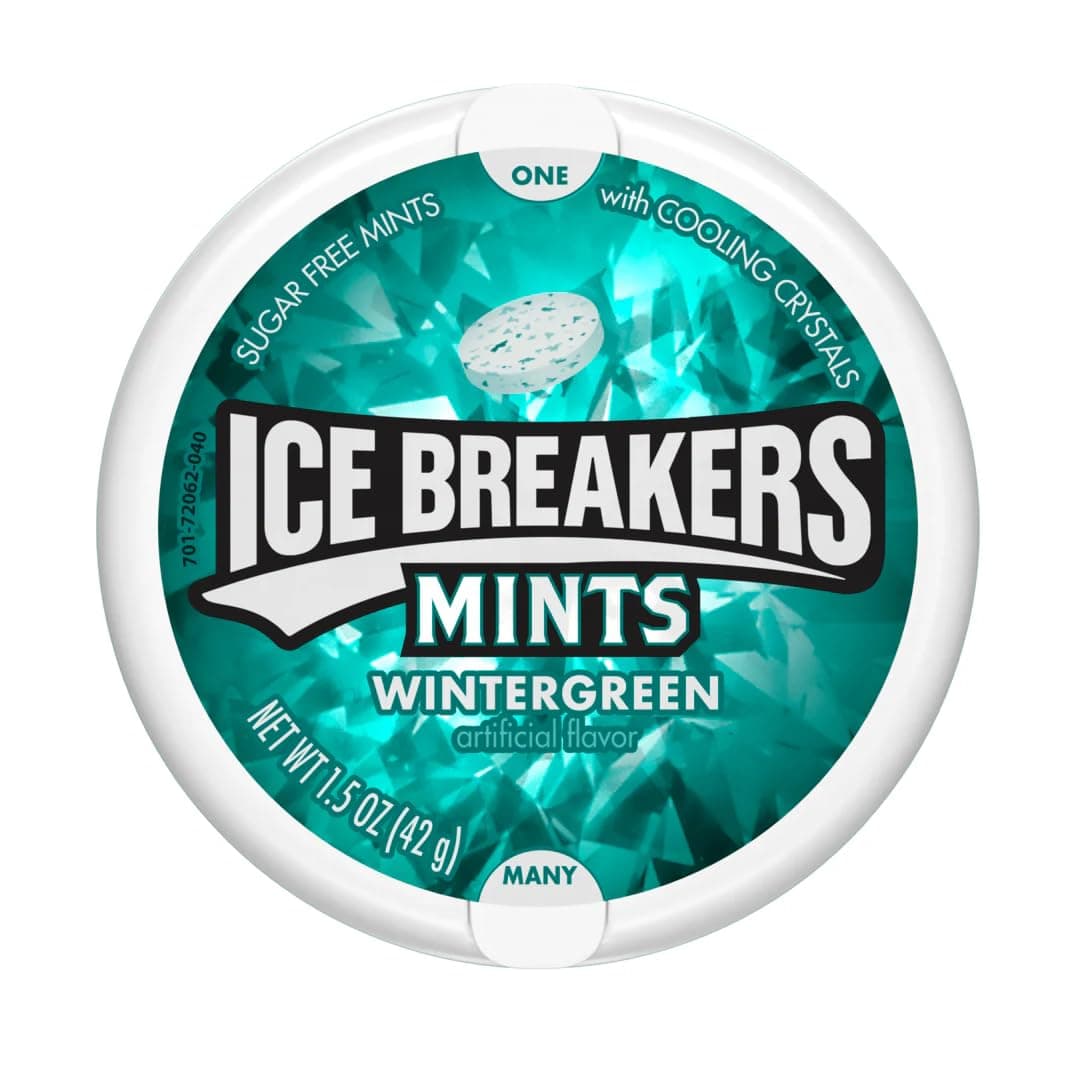 Ice Breakers Wintergreen - Sugar Free Mints from USA - 42gm