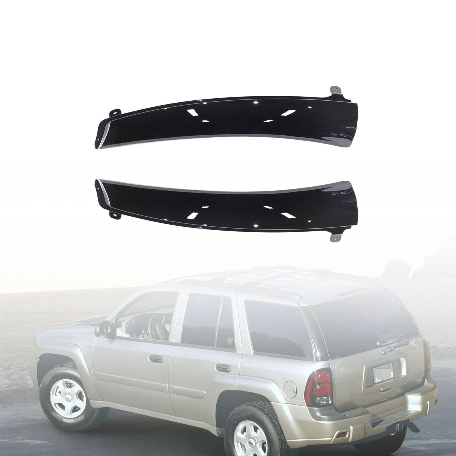 Rear Hatch Lift Gate Trim Molding Panel Compatible with 2002-2009 Chevrolet Trailblazer