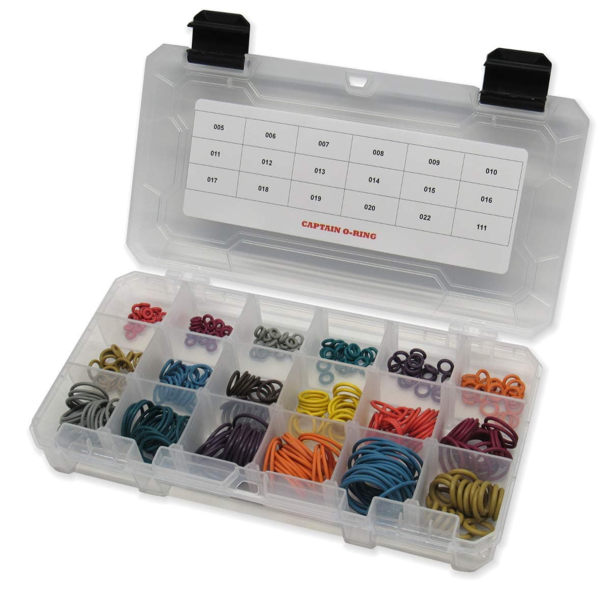 - Captain O-Ring Players Kit Large Color Coded Master Paintball Oring Kit - 18 Sizes 360 Orings (Most Common o-Ring Sizes for Paintball Markers and Equipment)