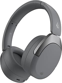 Edifier W830NB Wireless Over Ear Headphones with -45dB Active Noise Cancelling, 94H Playtime, LDAC Hi-Res Sound, Spatial Audio, Fast Charging, Multipoint Connection, Bluetooth V5.4 - Gray