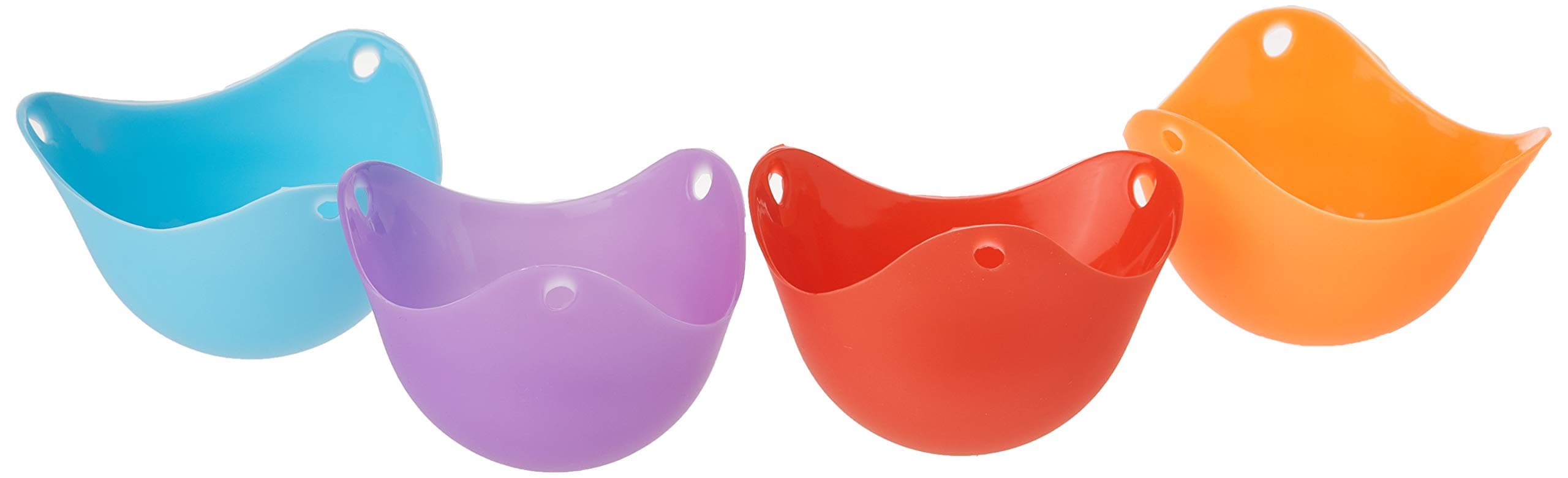 iGraver Egg Poacher Cups poached egg maker Egg Poaching Cups, Silicone Poaching Pods, Microwave or Stovetop Egg Cooker, BPA Free, Pack of 4