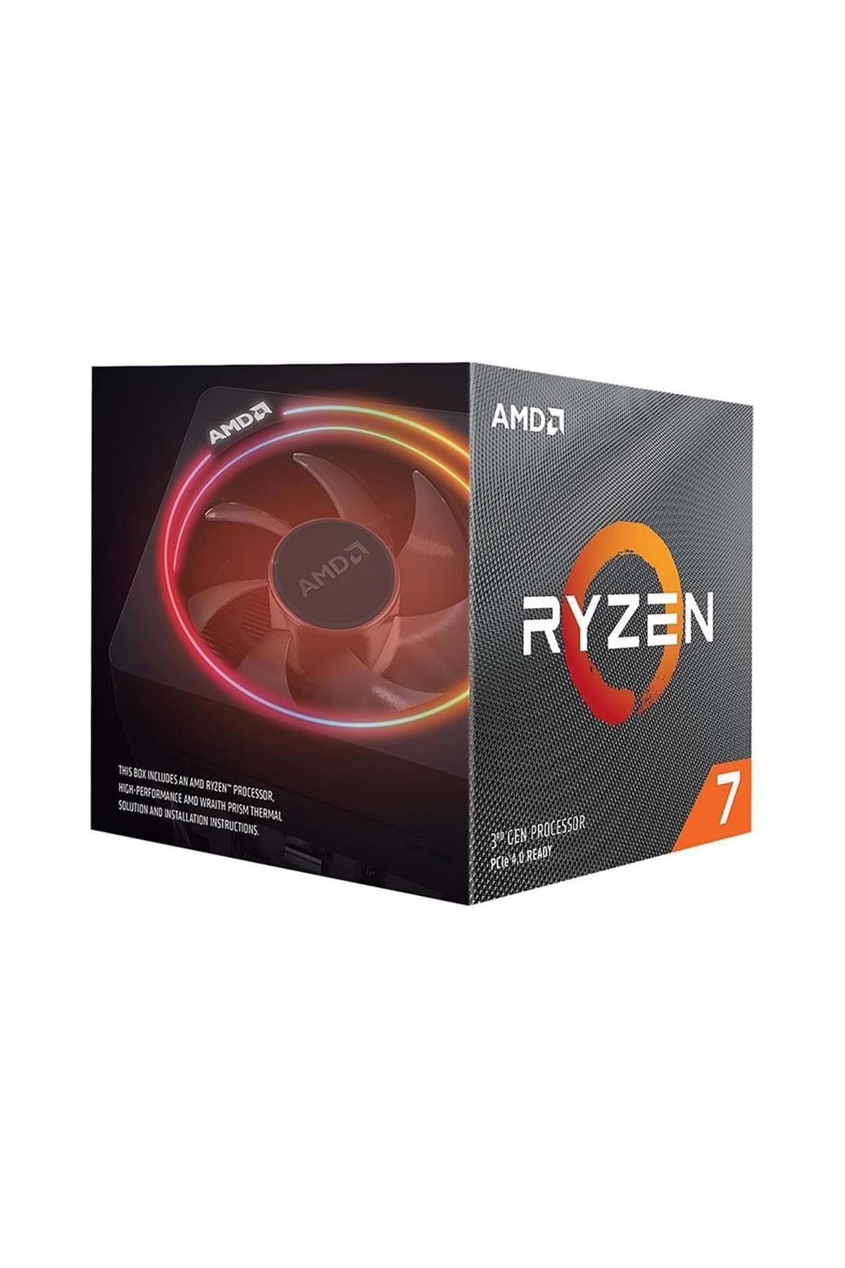 AMD 100100000071BOX Ryzen 7 3700X Processor (8C/16T, 36MB Cache, 4.4 GHz Max Boost) Black