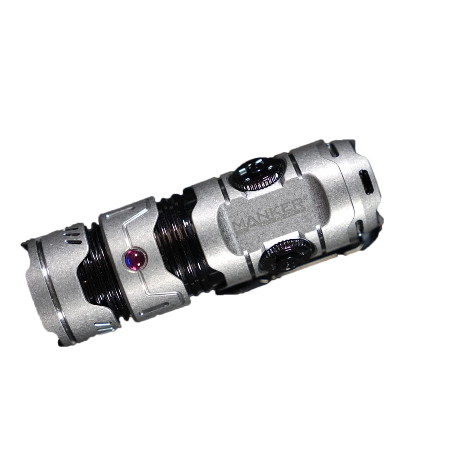 Time Scroll Titanium Stonewash III LED Pocket Flashlight, Up to 2500 Lumens Super Bright, Waterproof, 4 Modes, Perfect for Hiking, Emergency Outdoor