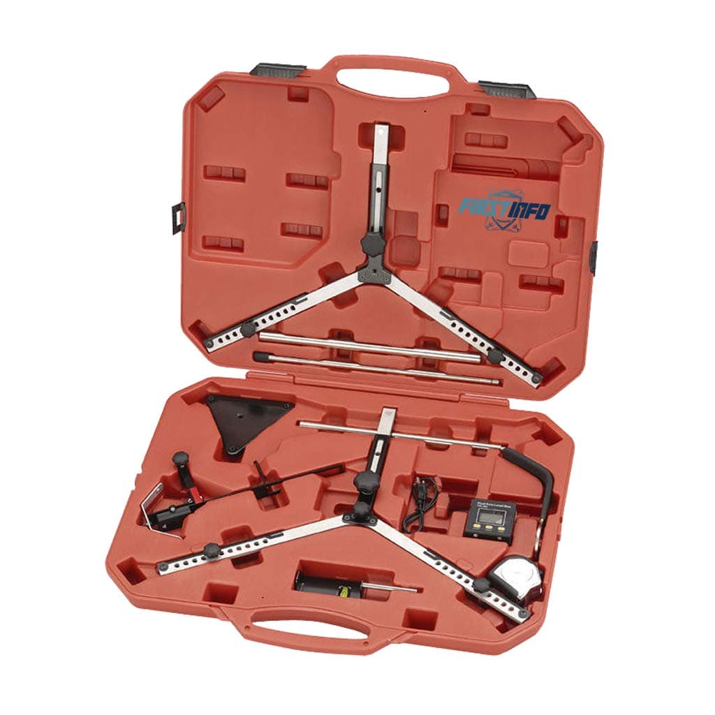 FIRSTINFO Portable Wheel Alignment Angle Sensing Tool with Digital Protractor