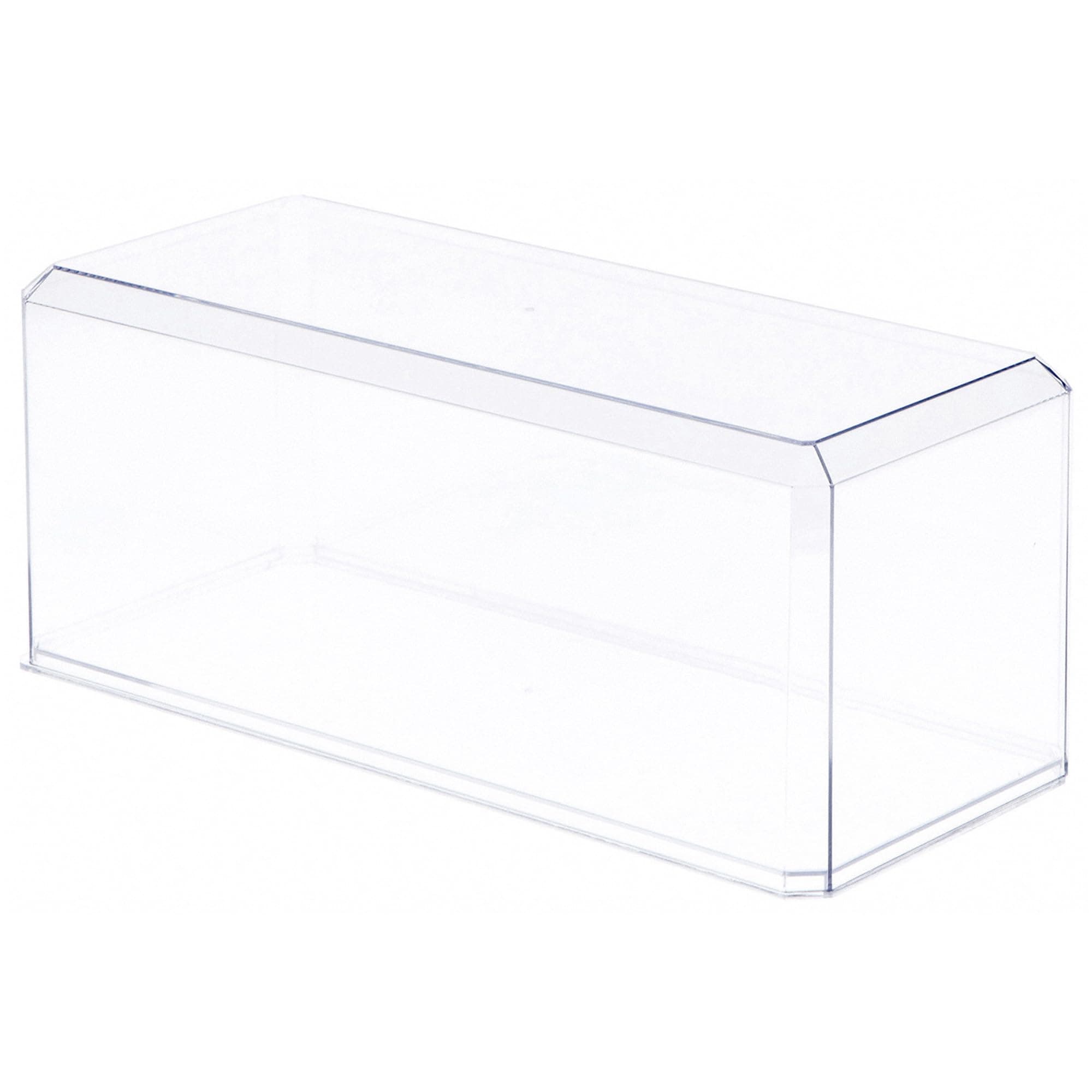 Pioneer Plastics 355C Clear Plastic Display Case for 1:18 Scale Cars, 13" W x 5.5" D x 5" H (Mailer Box), Pack of 6