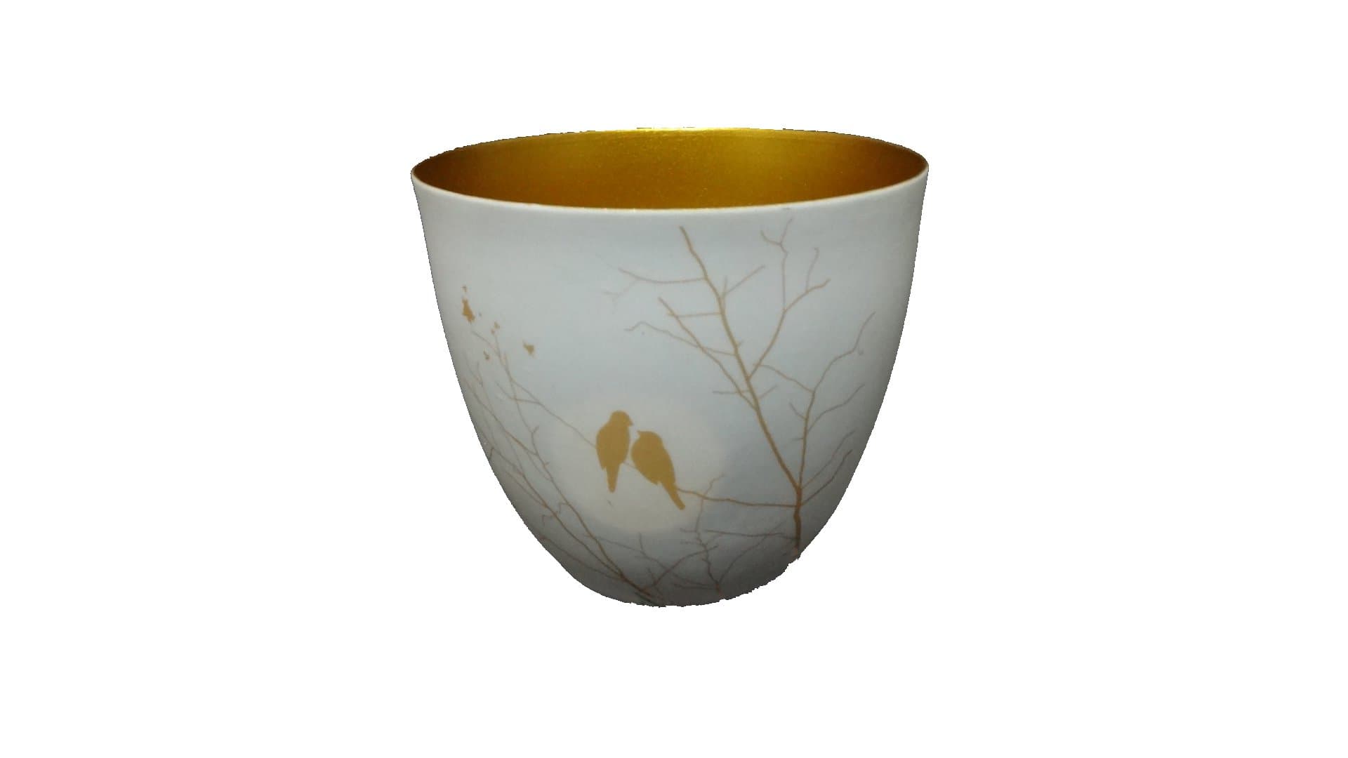 Light-Glow Candle Cup - Love Birds GO002