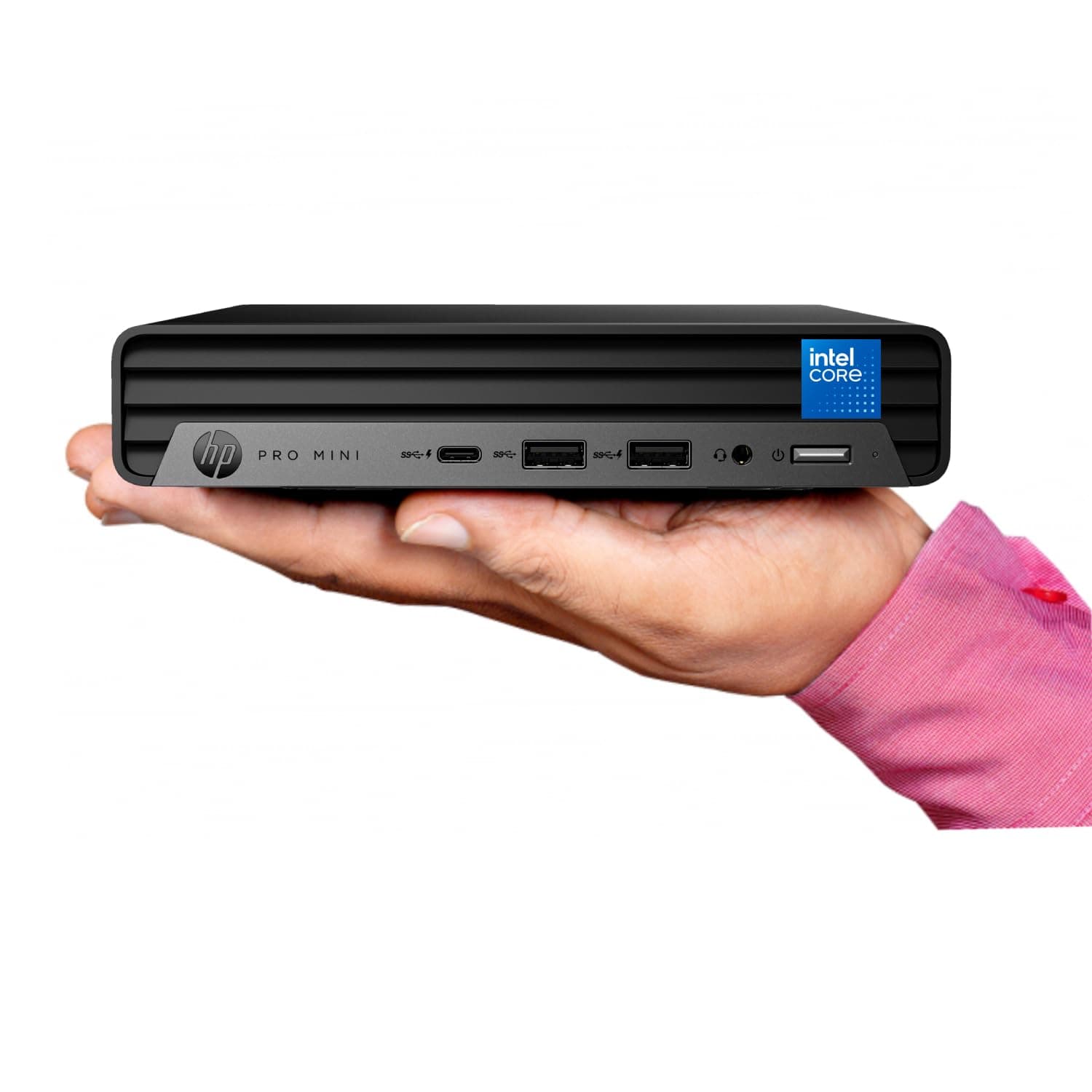 HP Pro 400 G9 Mini PC Desktop Computer, Intel CPU, 16GB DDR5 RAM, 512GB PCIe SSD, Triple 4K Display Support, USB-C, Ultra-Quiet Design, Bluetooth 5.2, WiFi 6, Keyboard and Mouse, Windows 11 Pro