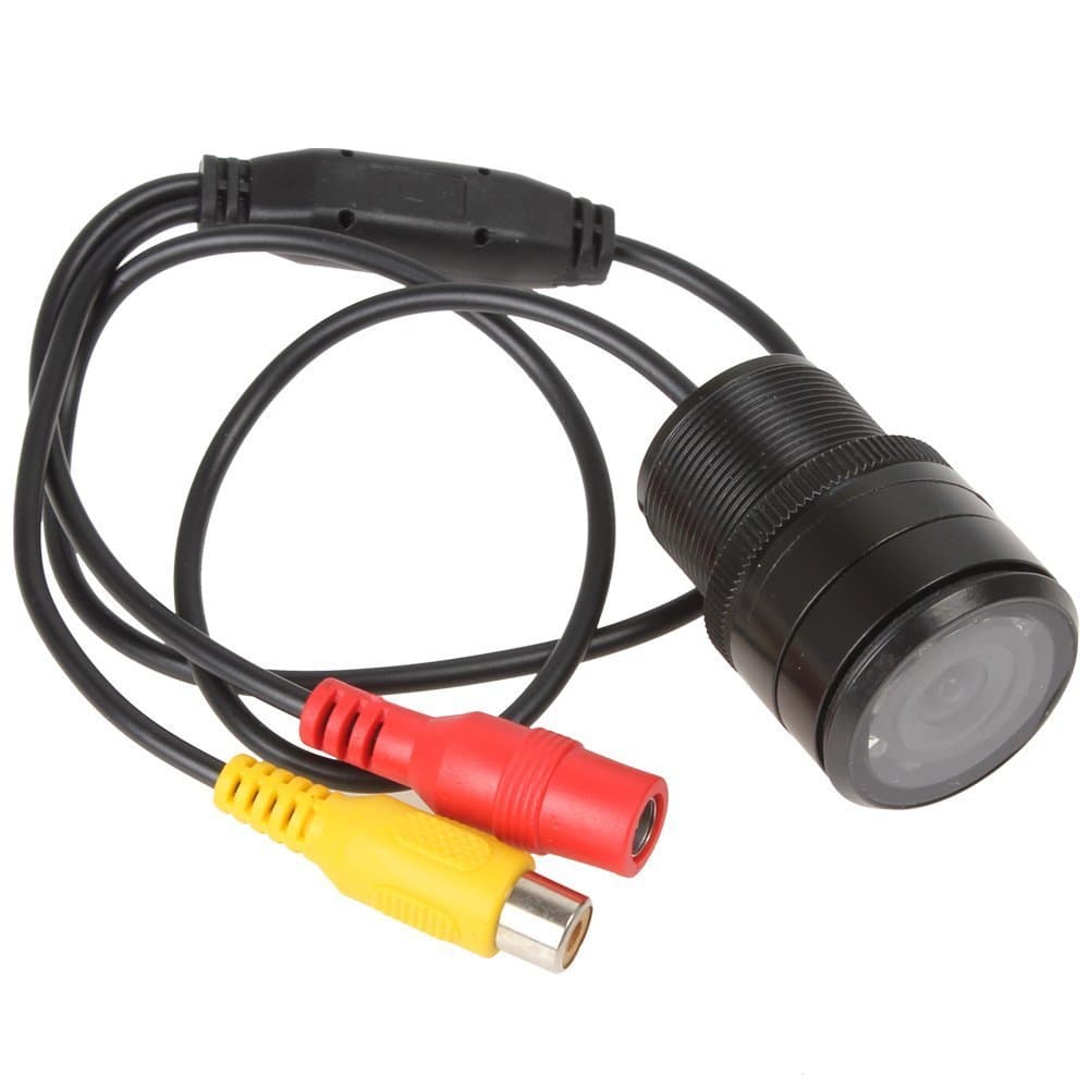 Acepro Universal Waterproof HD IR Rear View Backup Camera with Night Vision 28mm Drilling Suitable for Any Vehicles,Cars,Trucks,SUV(Set 3)