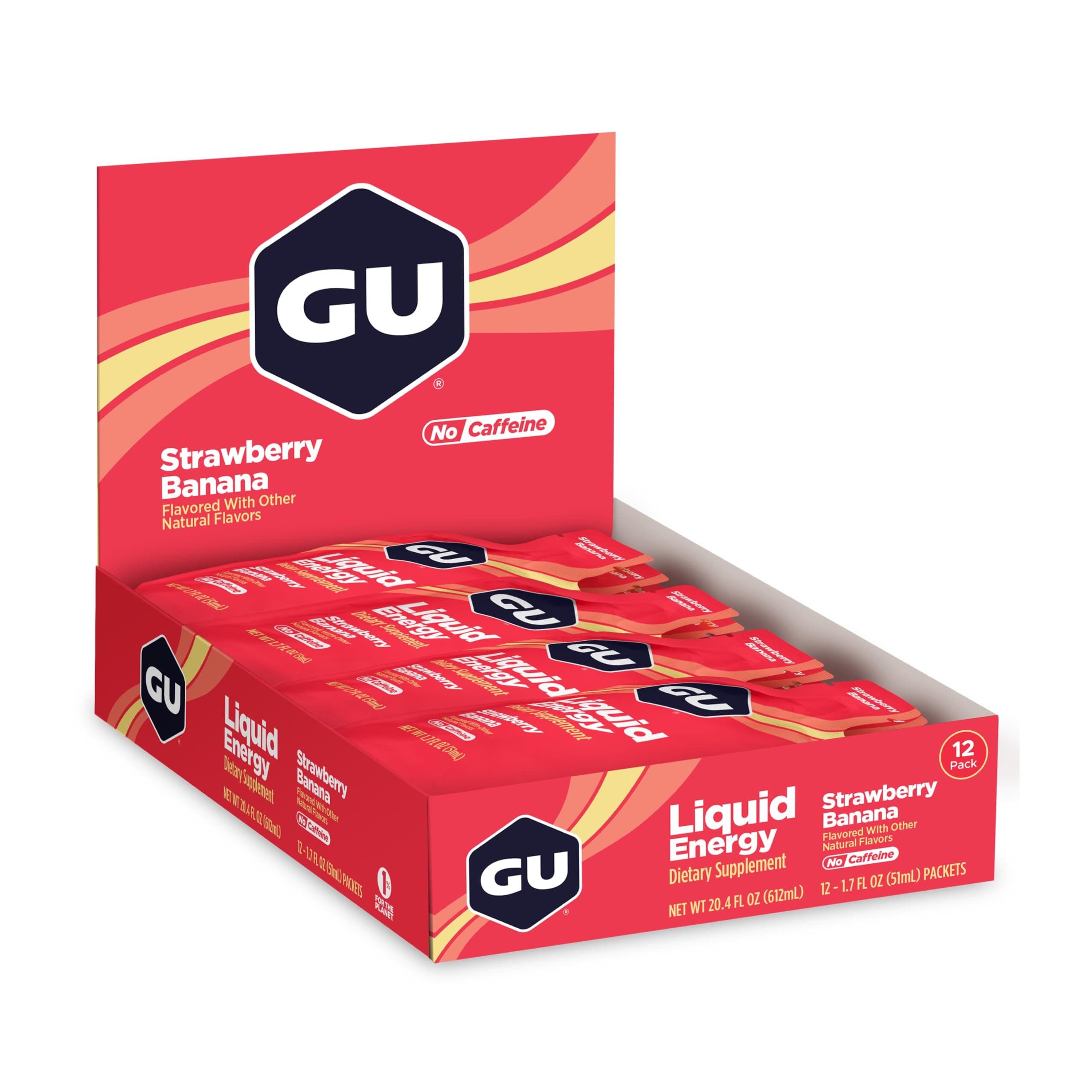 GUenergy (グーエナジー) リキッドエナジー ストロベリーバナナ(12個入り)
