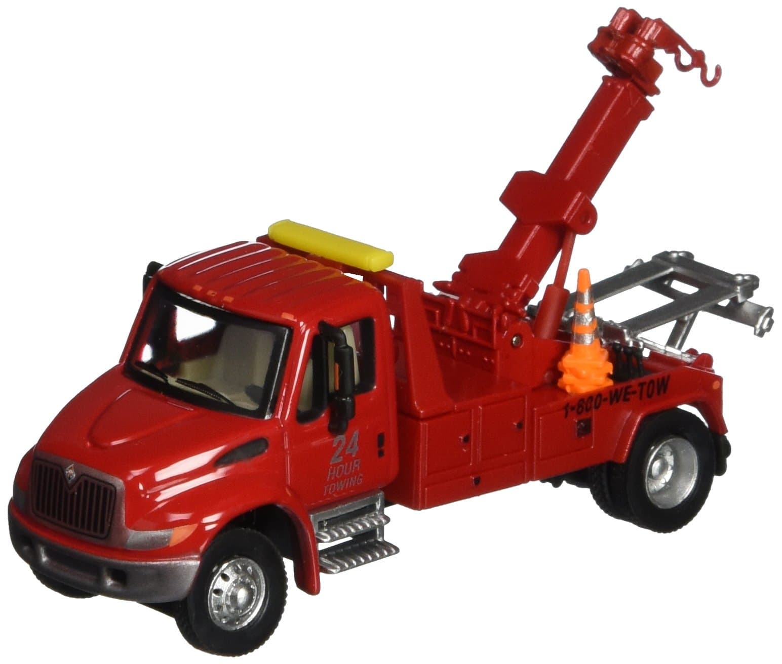 International(R) 4300 Tow Truck-Red 949-11531 HO Scale Model Railroad - Vehicle Model