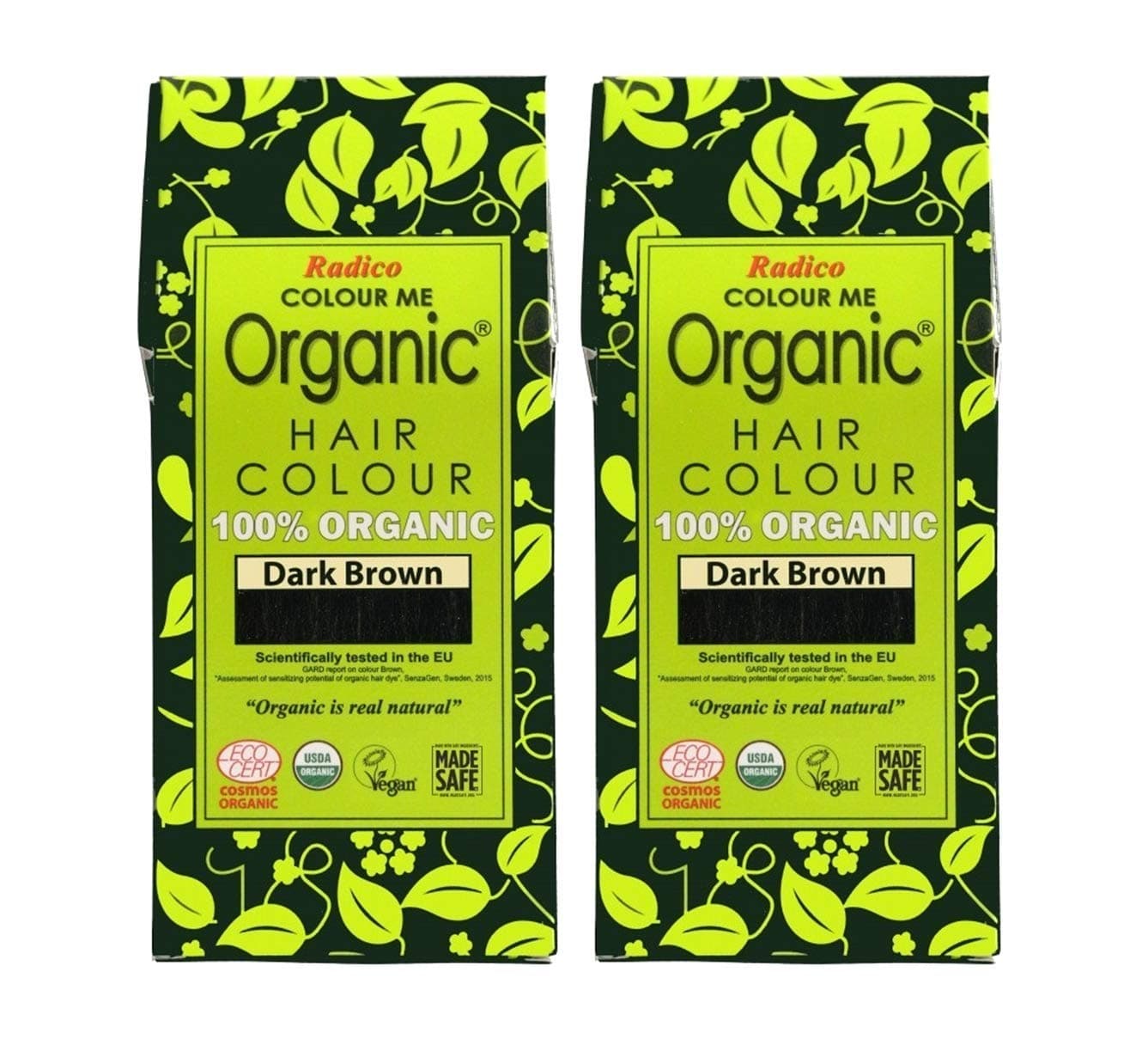 Colour Me Organic - Dark Brown 100g X 2 (Pack of 2)