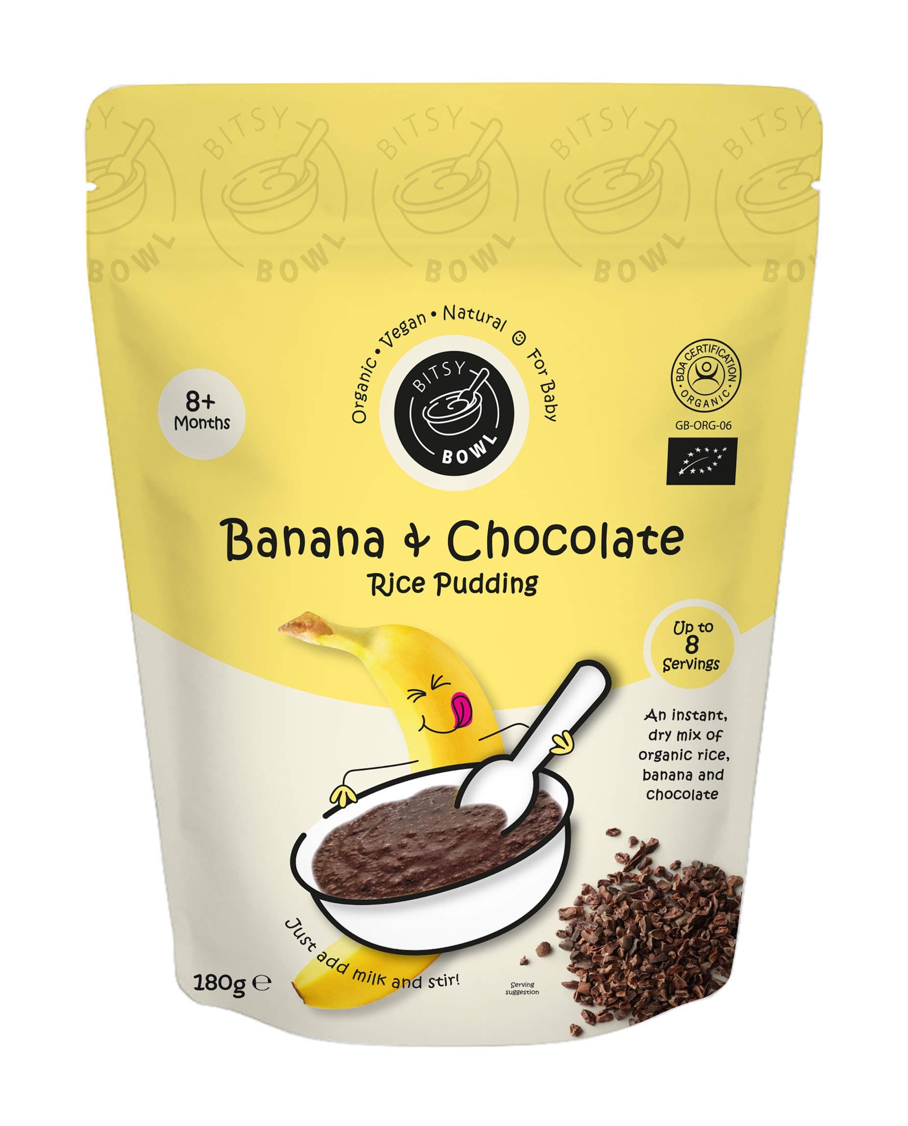 Banana & Chocolate Rice Pudding Mix