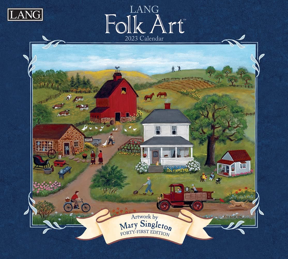 LANG LANG FOLK ART™ 2023 WALL CALENDAR