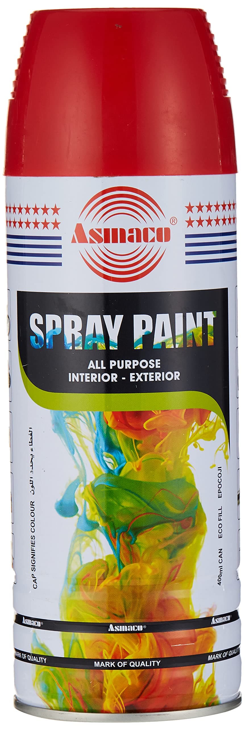 Asmaco spray paint, red, asmaco013