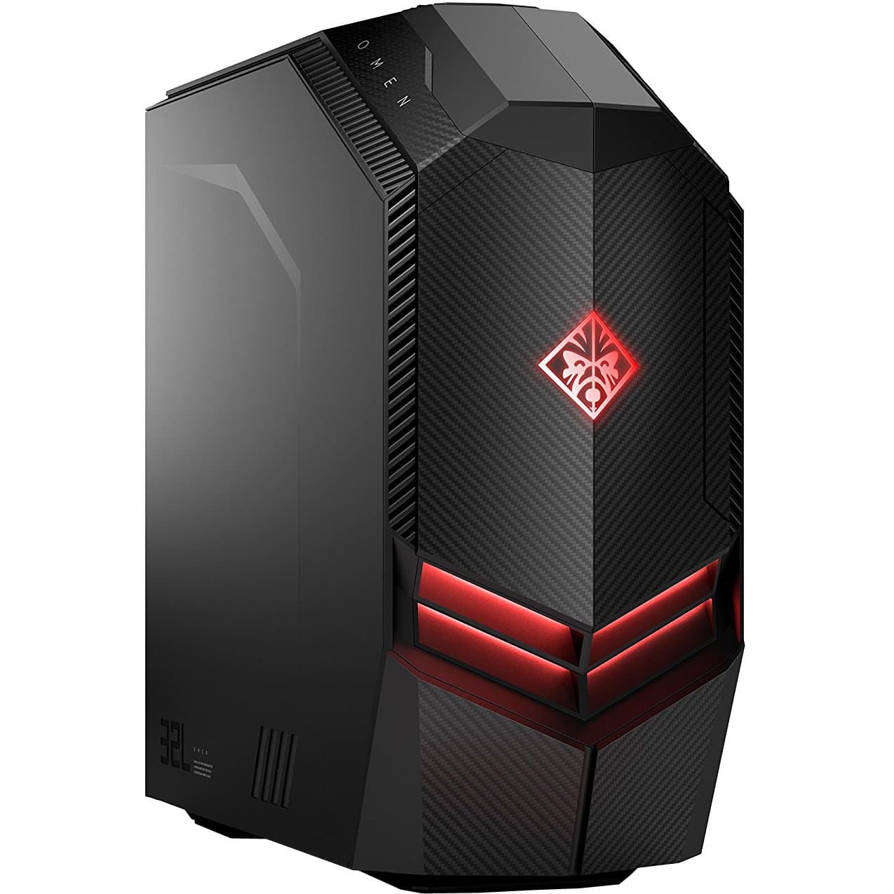 OMEN by HP Gaming Desktop Computer, AMD Ryzen 5 1400 Processor, NVIDIA GeForce GTX 1060 3 GB, 8 GB RAM, 1 TB hard drive, Windows 10 Home (880-010, Black)