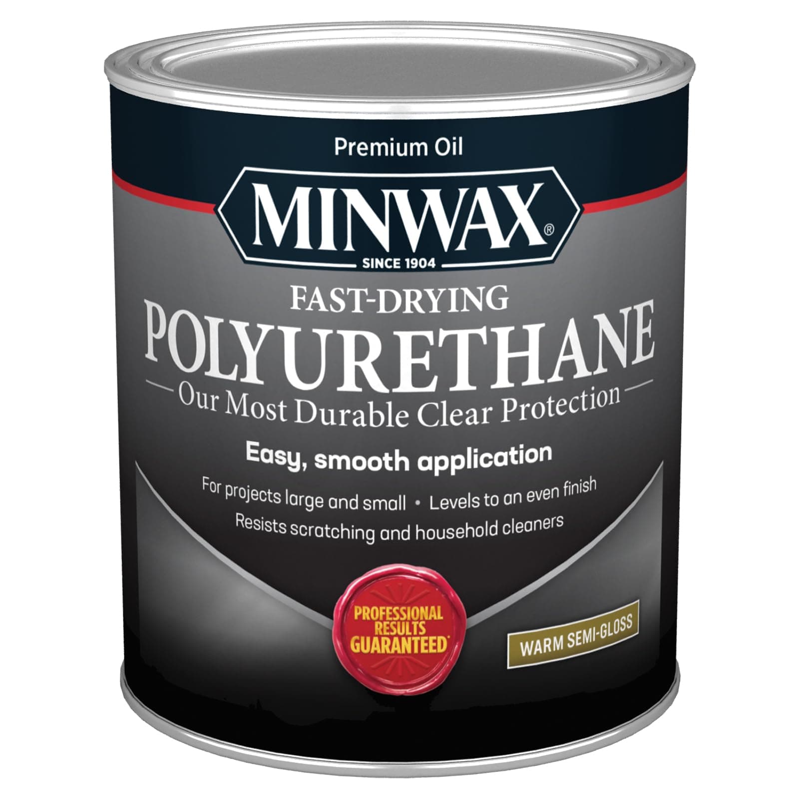 63005 Fast Drying Polyurethane Clear Semi-Gloss Finish, Quart by Minwax