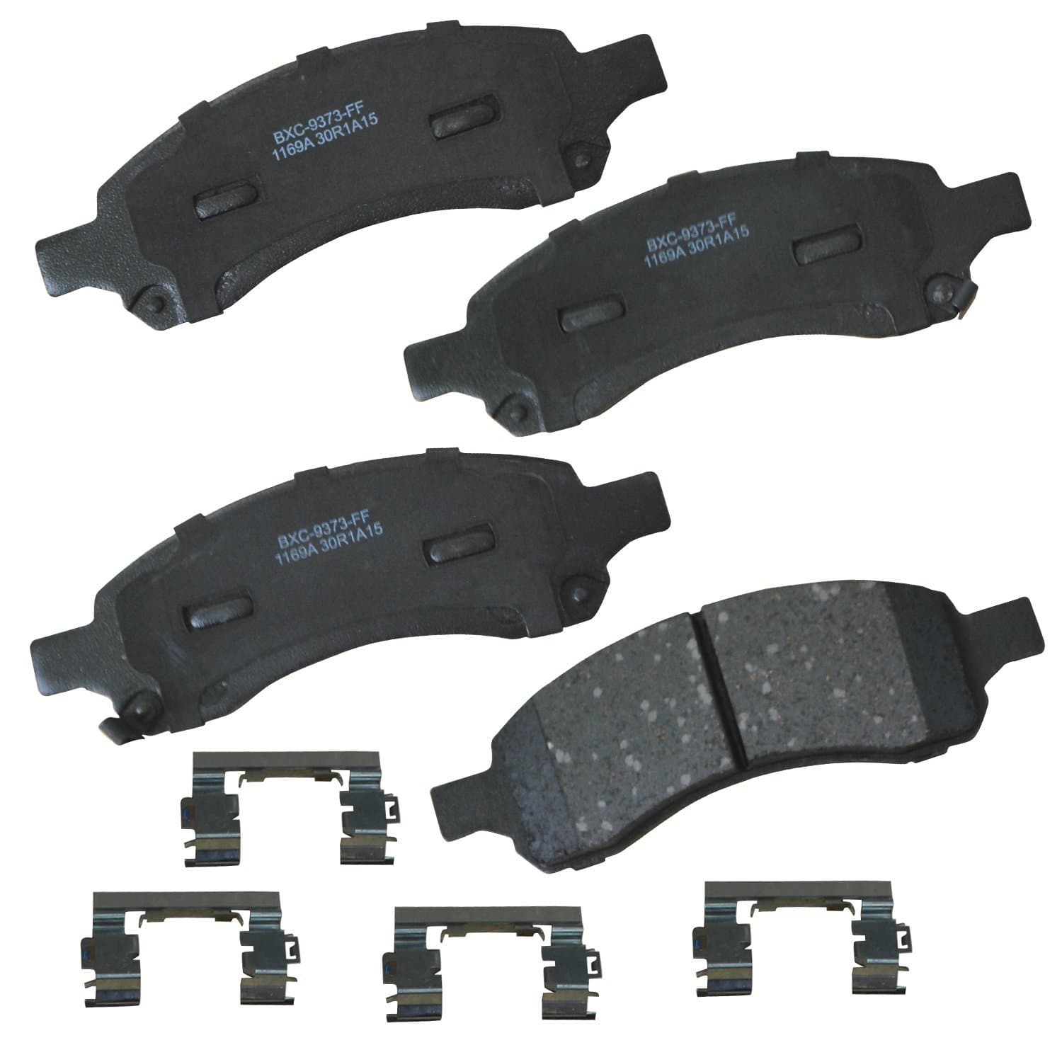 Bendix Premium SBC1169A Ceramic Front Brake Pads for Buick Enclave 2017-2008, Chevrolet Traverse 2017-2009, GMC Acadia 2016-2007, Acadia Limited 2017, Saturn Outlook 2010-2007