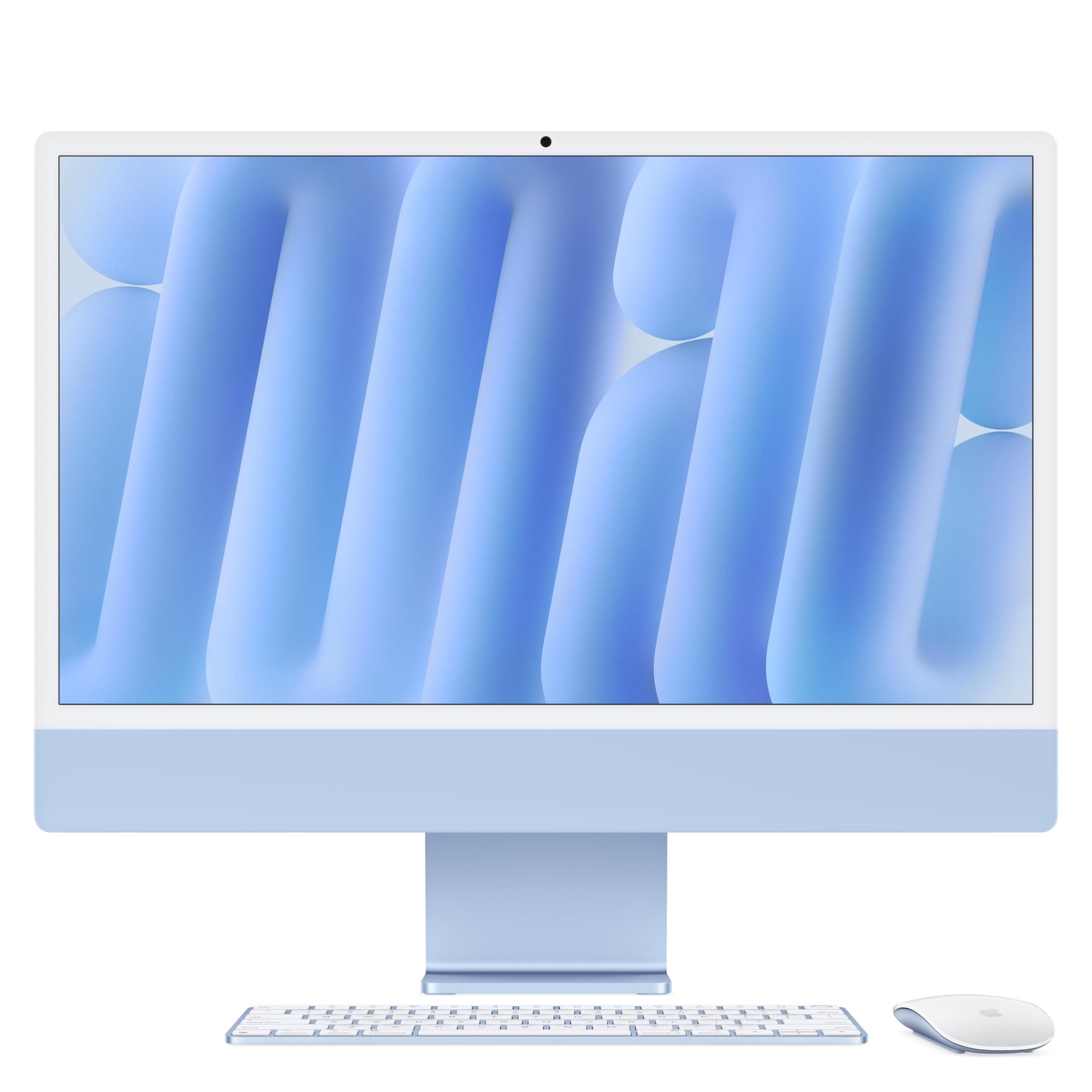 2024 iMac All-in-One Desktop Computer with M4 chip with 10-core CPU and 10-core GPU: Built for Apple Intelligence, 60.96 cm (24″) Retina Display, 16GB Unified Memory, 256GB SSD Storage; Blue