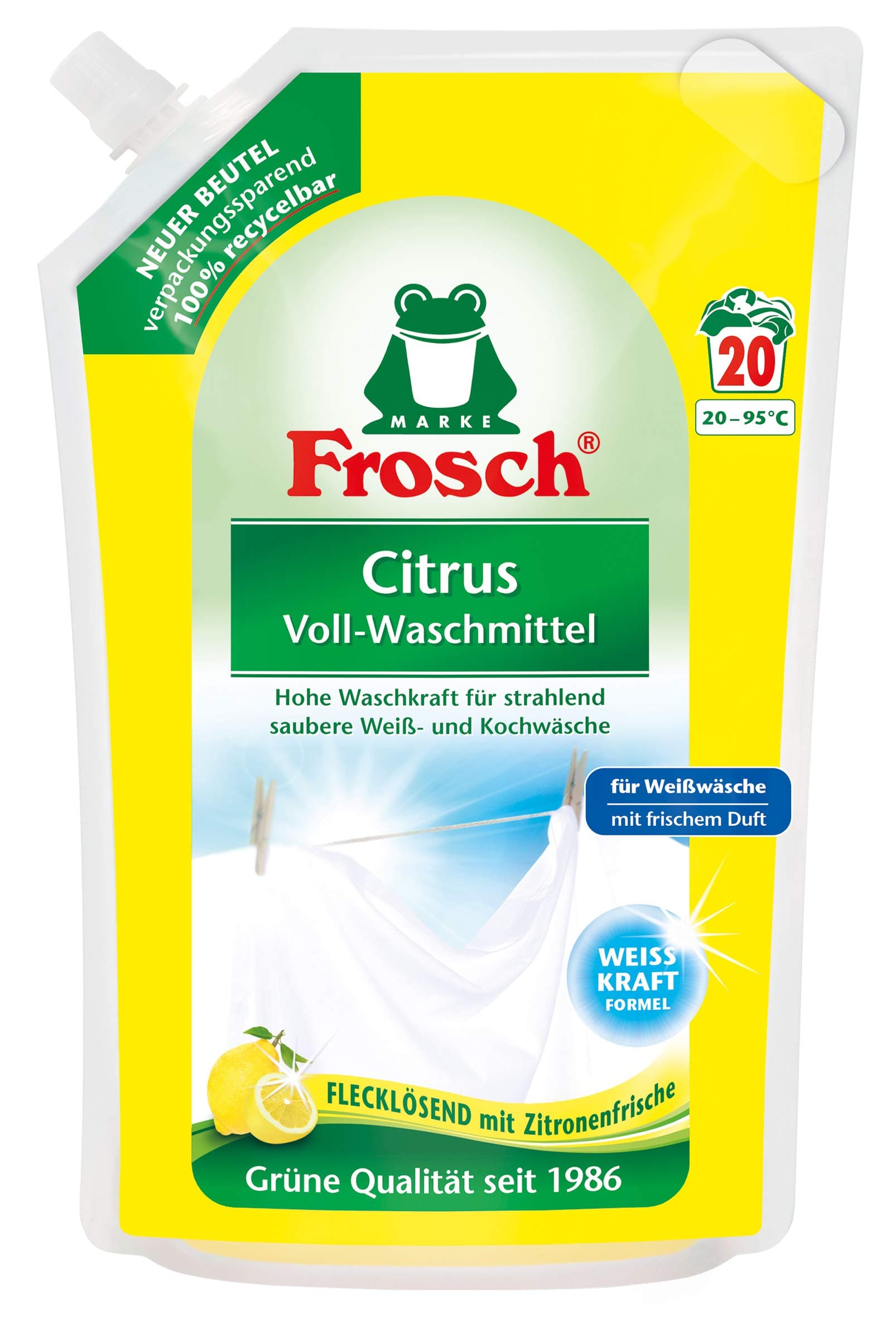 Frosch Citrus Liquid Detergent - 1.8L