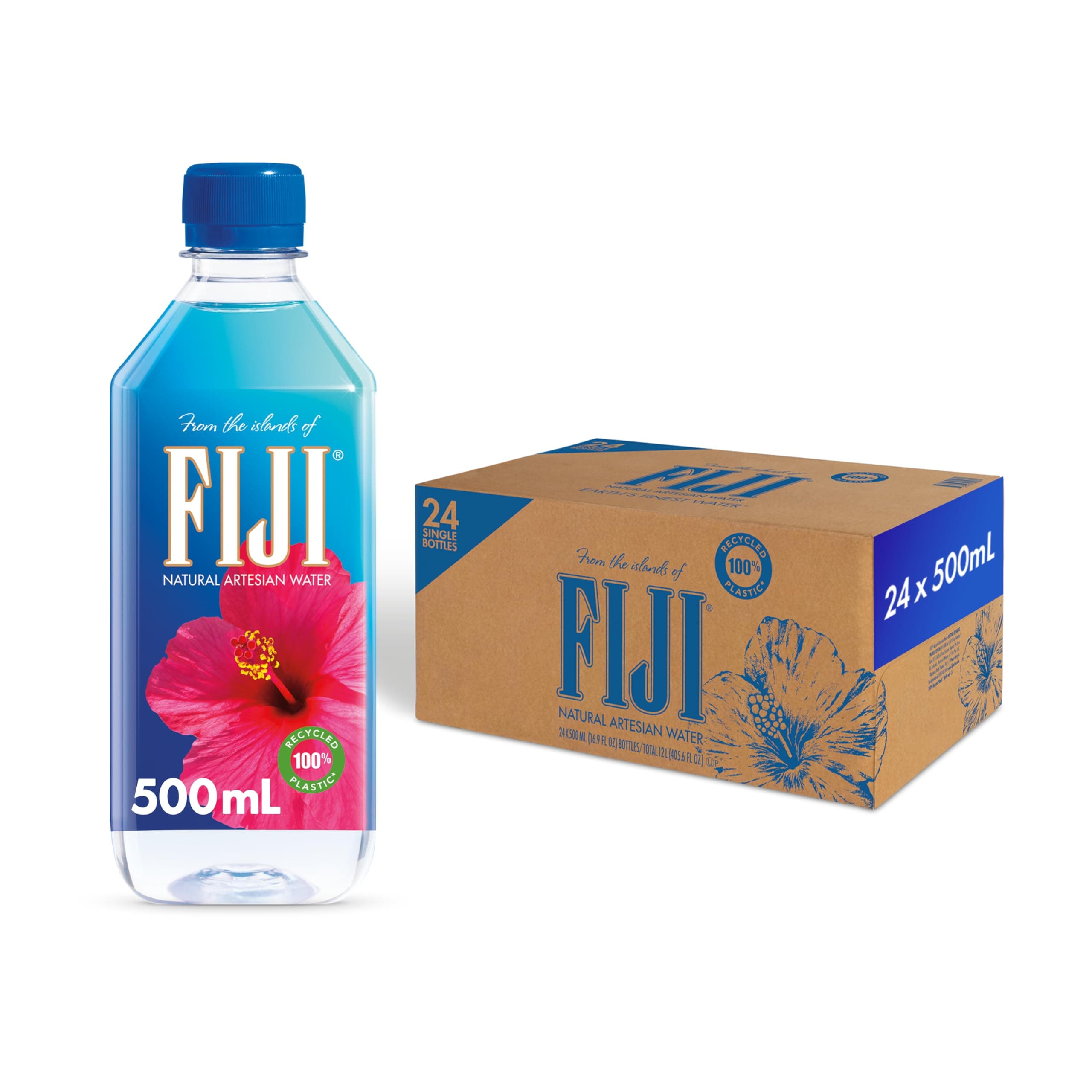 Fiji Natural Artesian Water, 16.9 Fl Oz