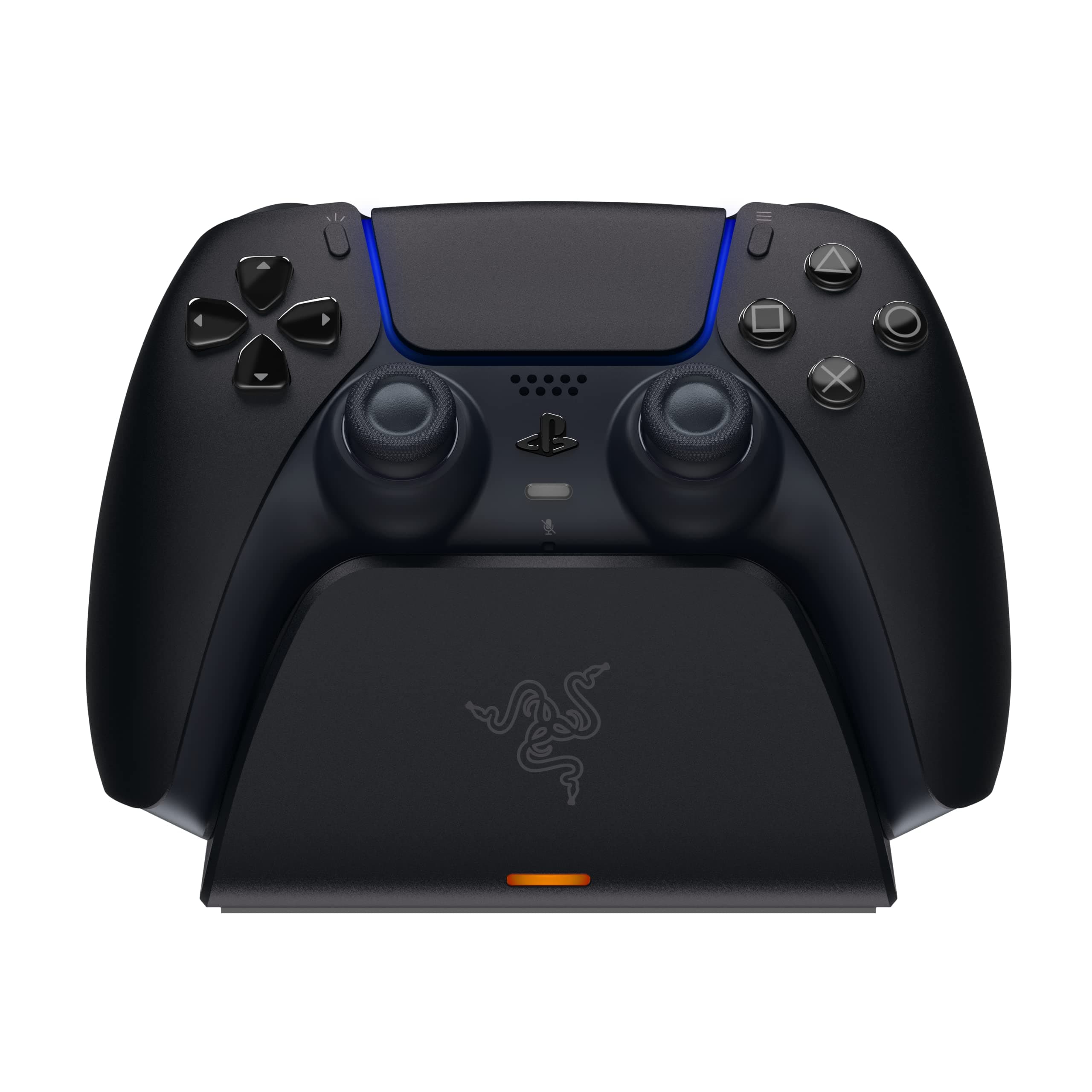 Razer Quick Charging Stand - Quick Charging Stand for PlayStation 5 Controller (Quick Charge, Curved Cradle Design, Powered by USB, One-Handed Navigation) Midnight Black