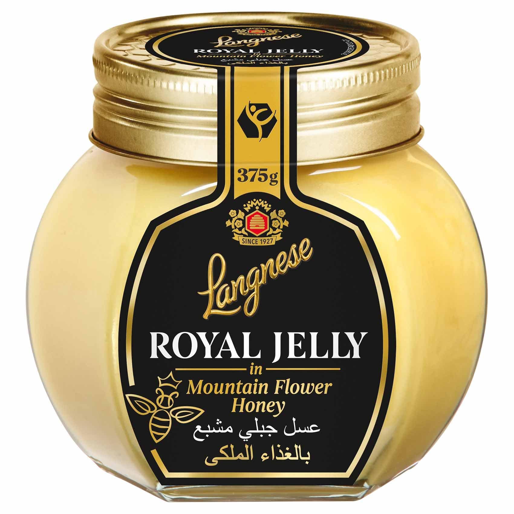 ラングネーゼローヤルゼリー山花ハニー375gm