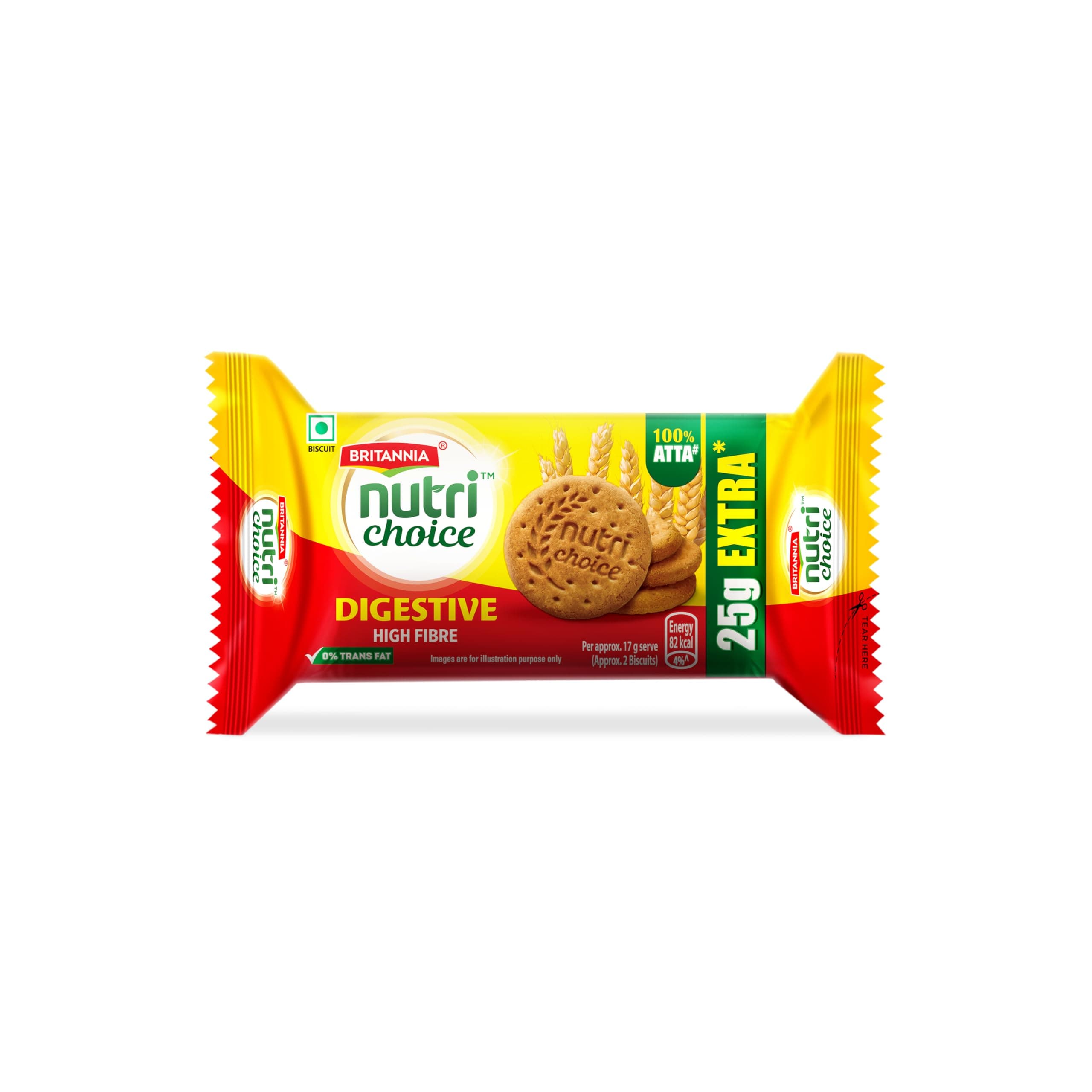 Hi-Fibre Digestive Biscuits, 100g