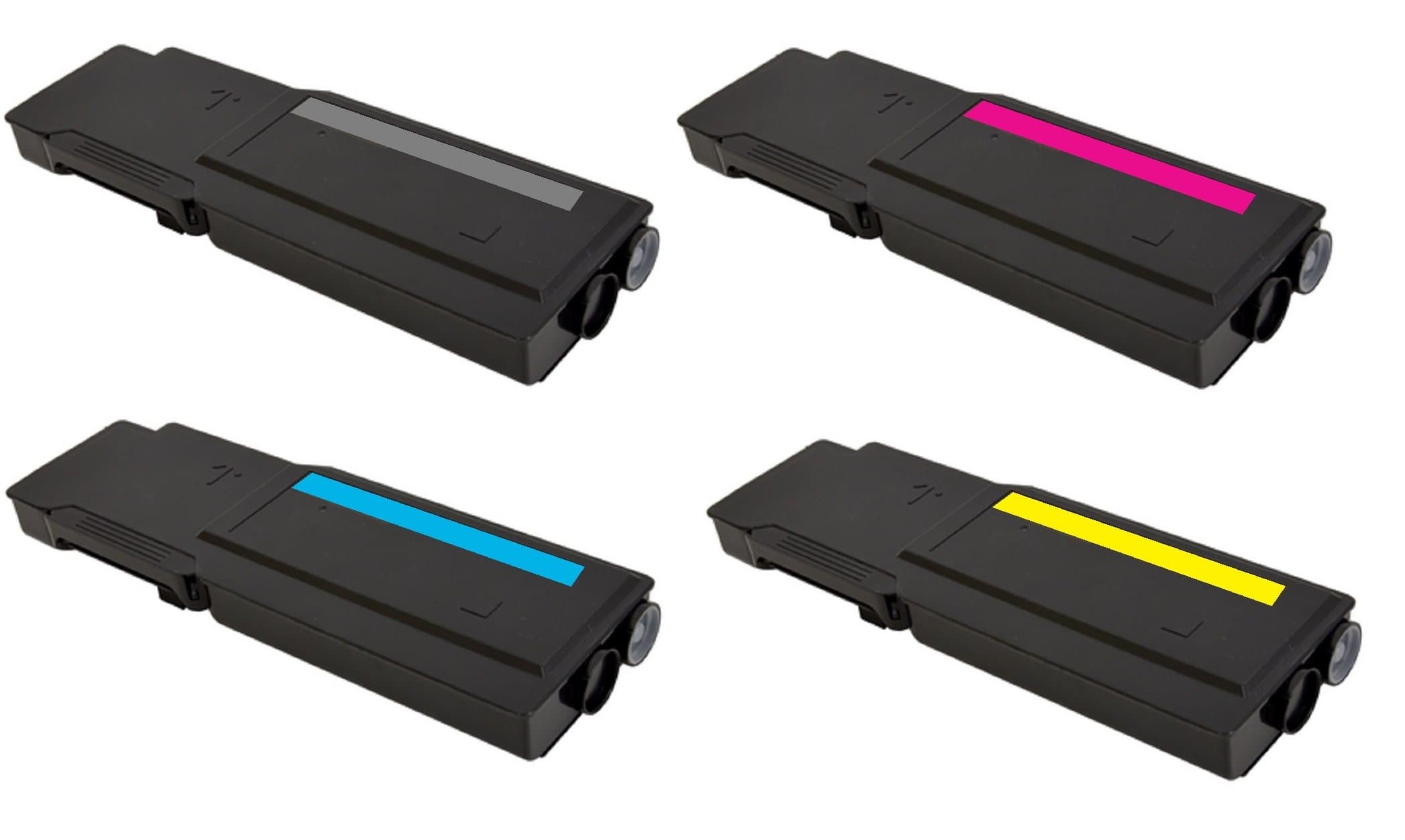 Pegasus Compatible Replacement for Dell C3760, C3765 11K/9K 4 Color Toner Set 331-8421, 331-8422, 331-8423, 331-8424, 331-8425, 331-8426, 331-8427, 331-8428, 331-8429, 331-8430, 331-8431, 331-8432