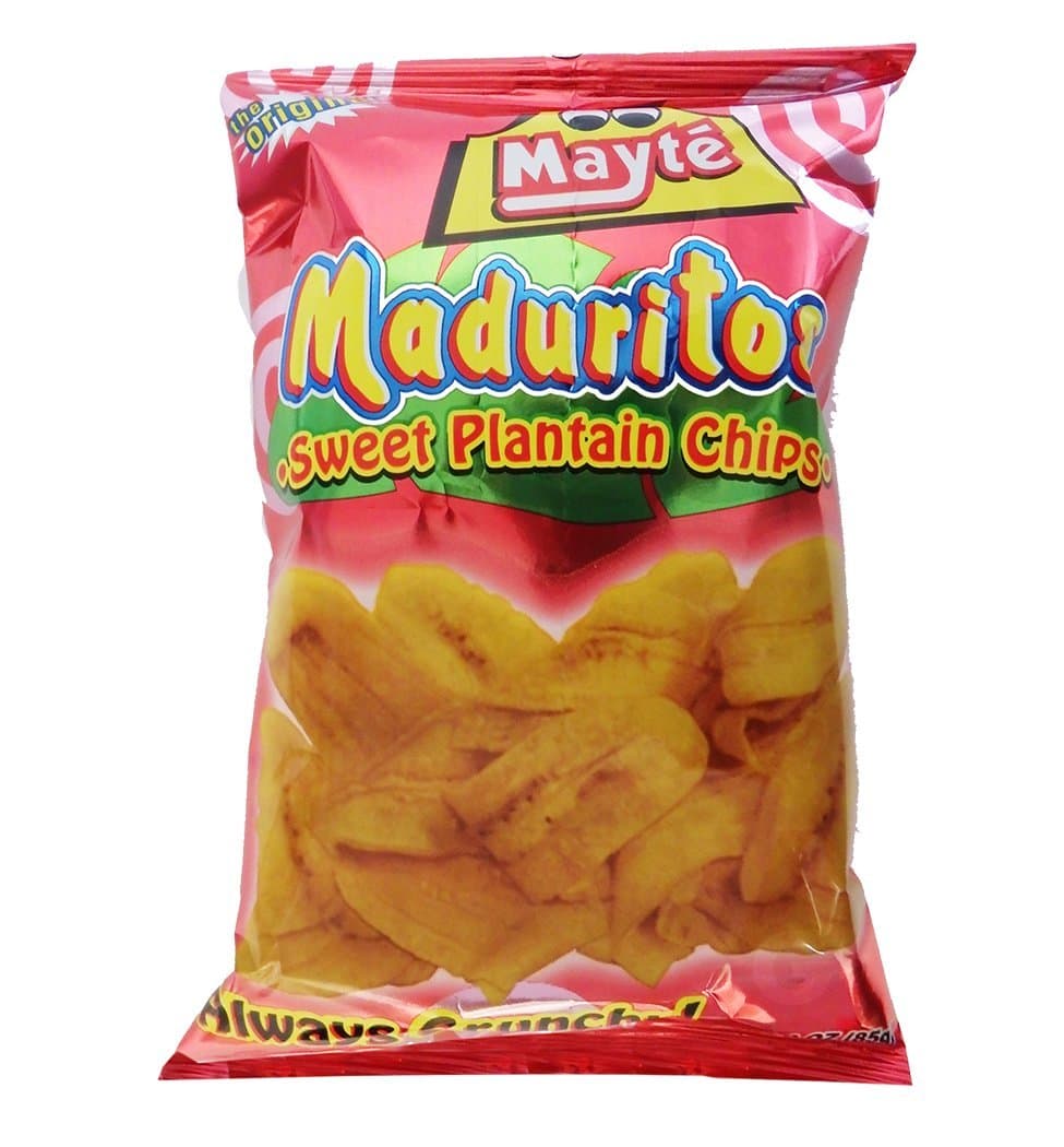 MayteSweet Plantain Chips 3.04 Oz - Maduritos Dulce