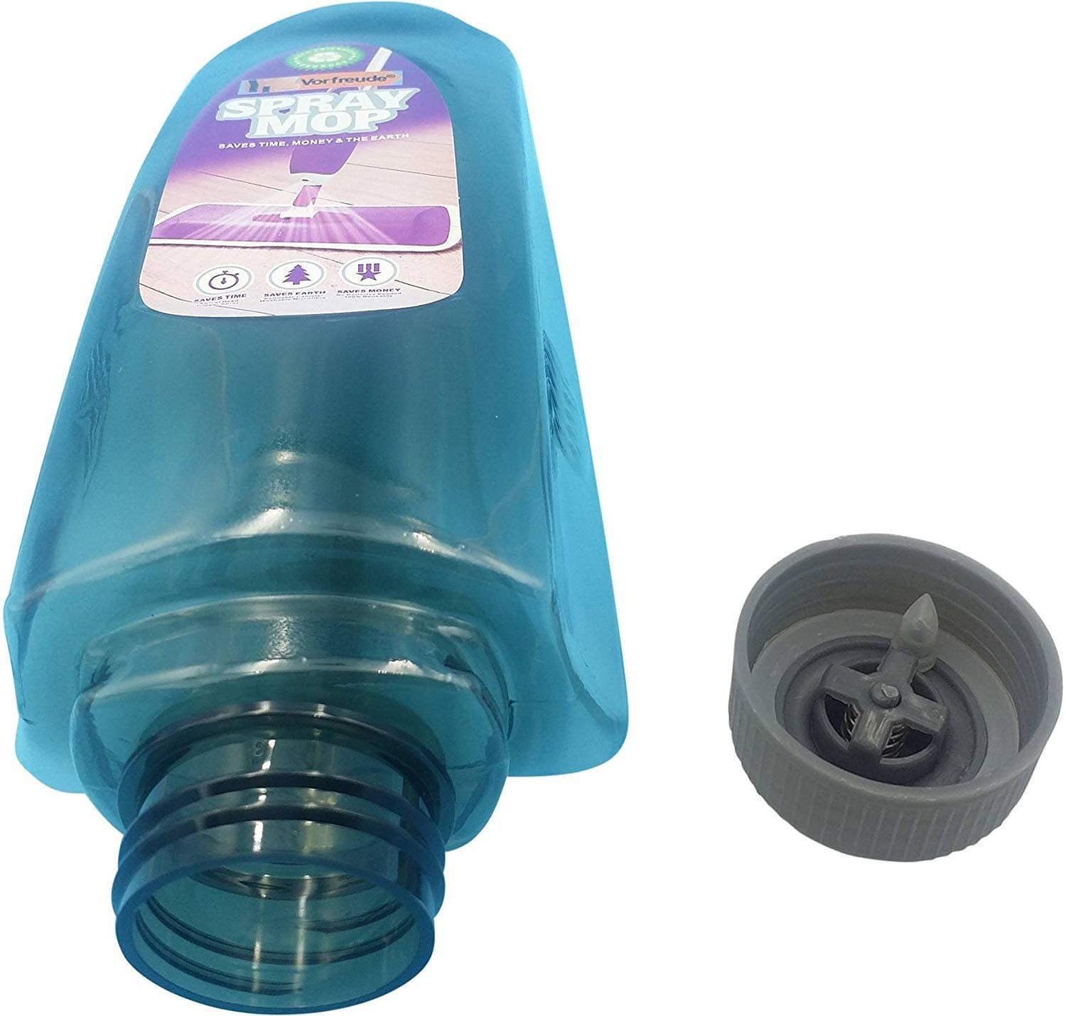 Vorfreude Spare Bottle for Spray Mops - 700ml, Refillable and Reusable with All Cleaners