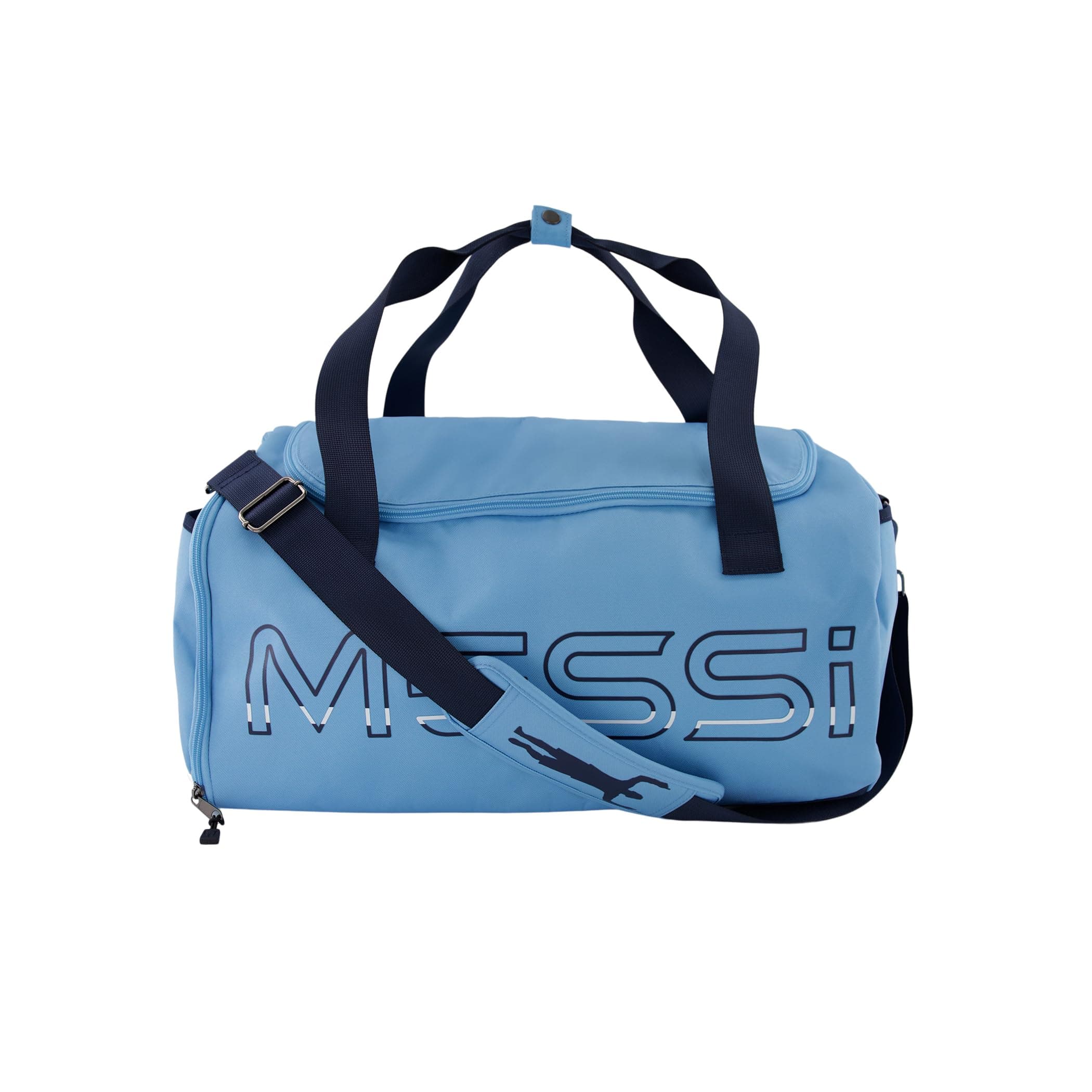 Messi Lifestyle Duffel Bag, Side Pockets & Adjustable Strap, Durable