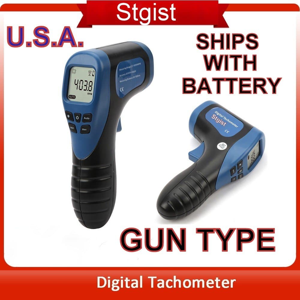 LT900 Digital Tachometer Non-Contact Laser w/Range 2.5-99999RPM