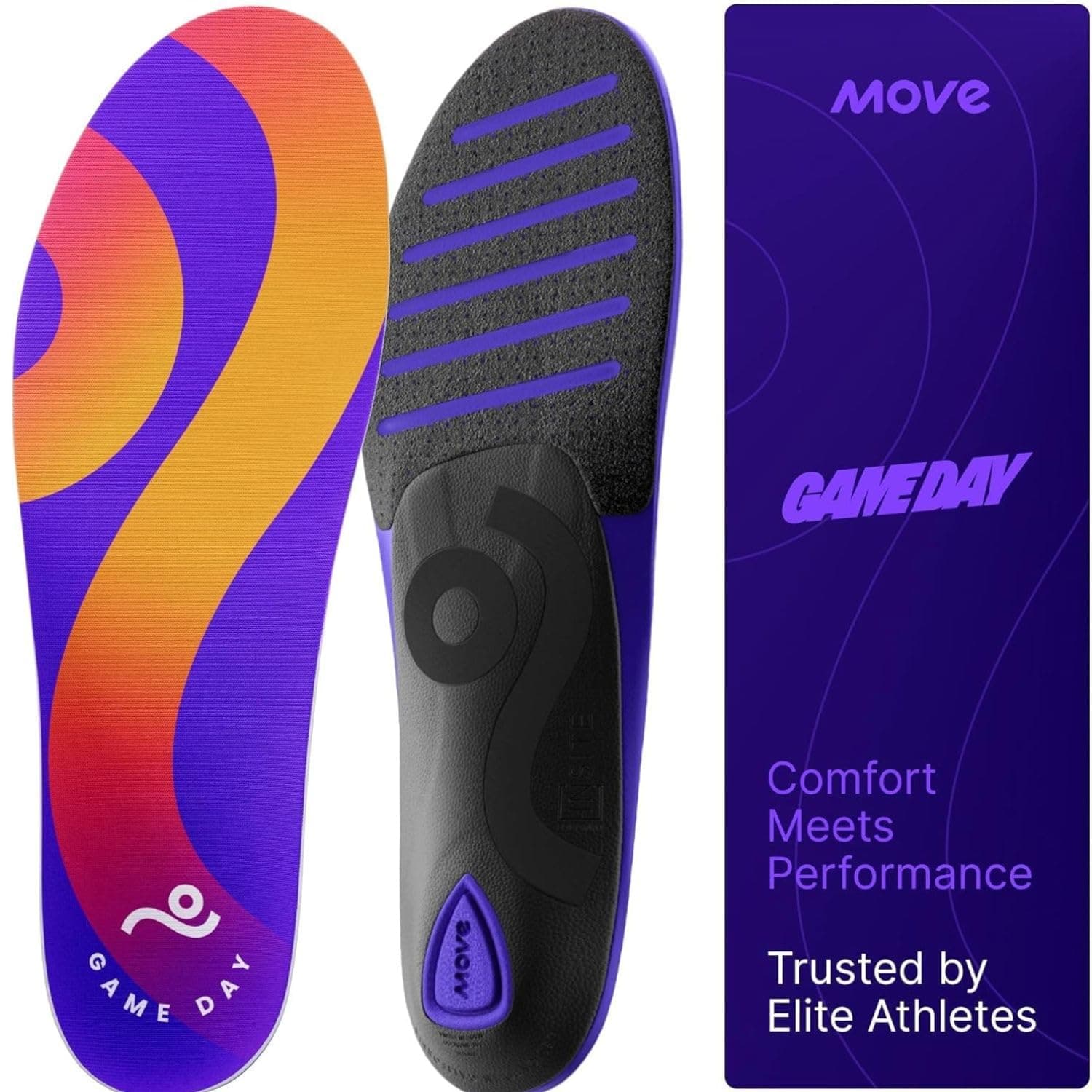 Move Game Day Insoles Support-M 9-9.5 / WM 10.5-11