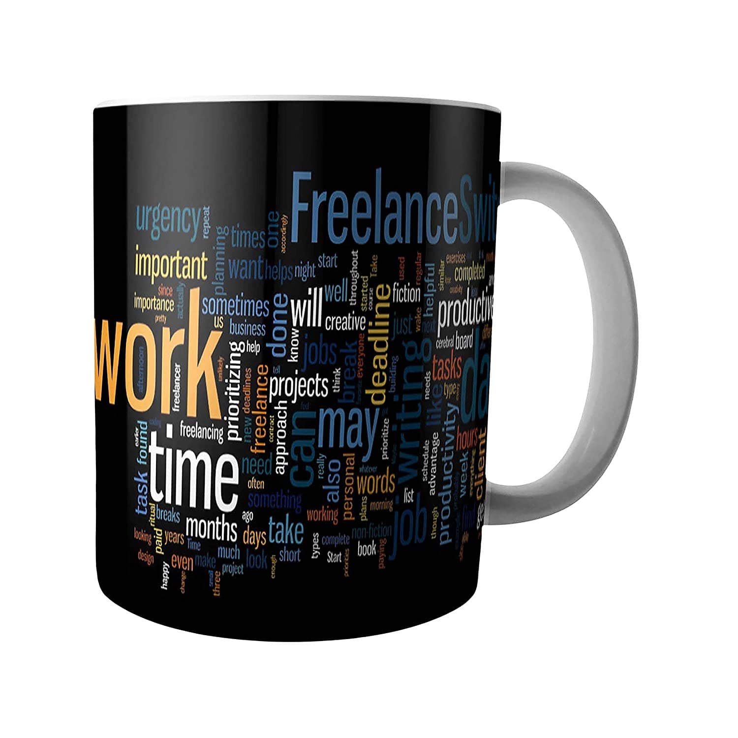 ADRON AdronCeramic Mug for Coffee Milk Tea Beverage Tea Cups/Latest Printed Motivational Quote 1 Pcs/Hot Chocolate Coffee Mugs/Designers/Large/Cups/Milk Cup (300 ml)