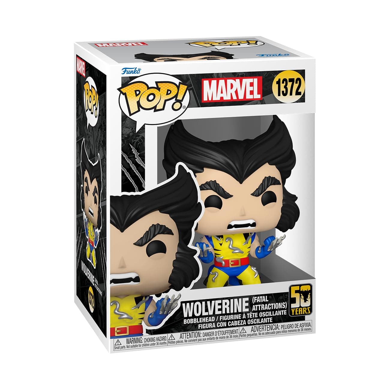 POP! Marvel: Wolverine 50th – Ultimate Wolverine with Adamantium - X-Men - Collectable Vinyl Figure - Gift Idea - Official Merchandise - for Kids & Adults - Comic Books Fans