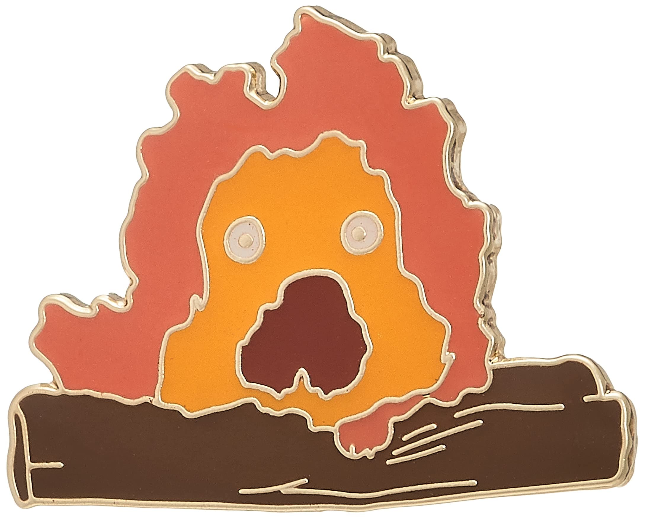 Studio Ghibli pin badge calcifer H-09