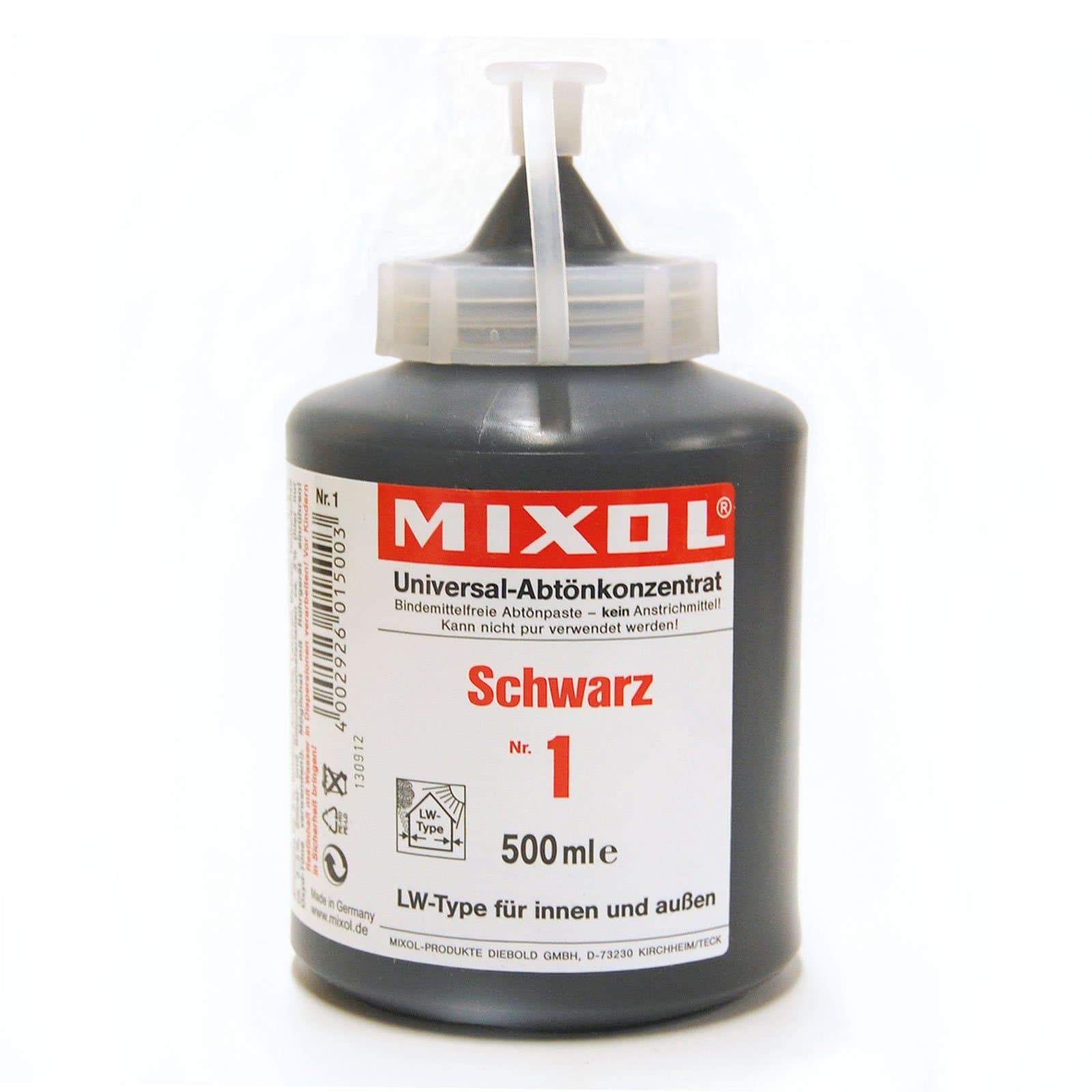 Mixol Universal Tints, Black, 1, 500ml