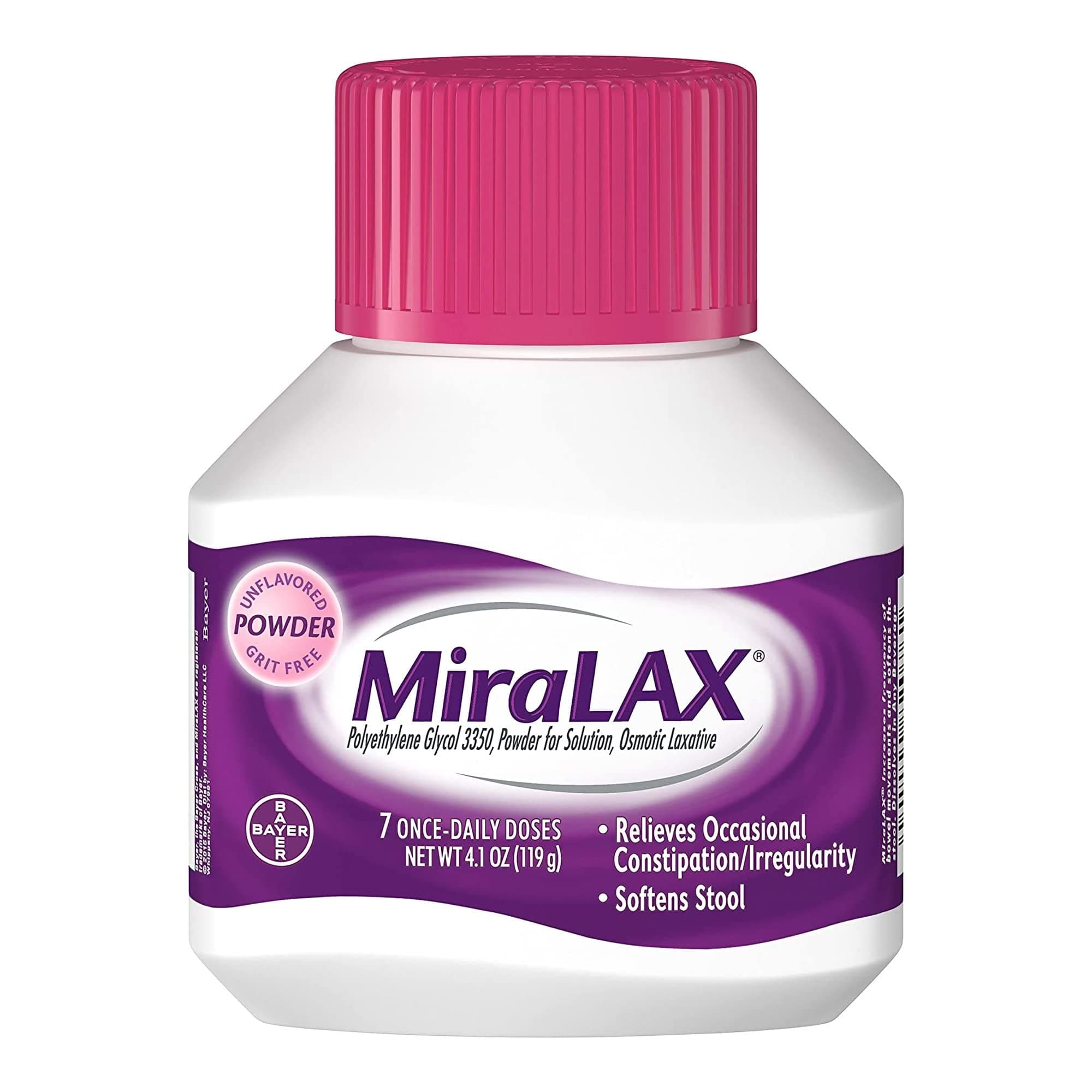 MiraLAX Laxatives, 4.1 Ounce (7 Day)
