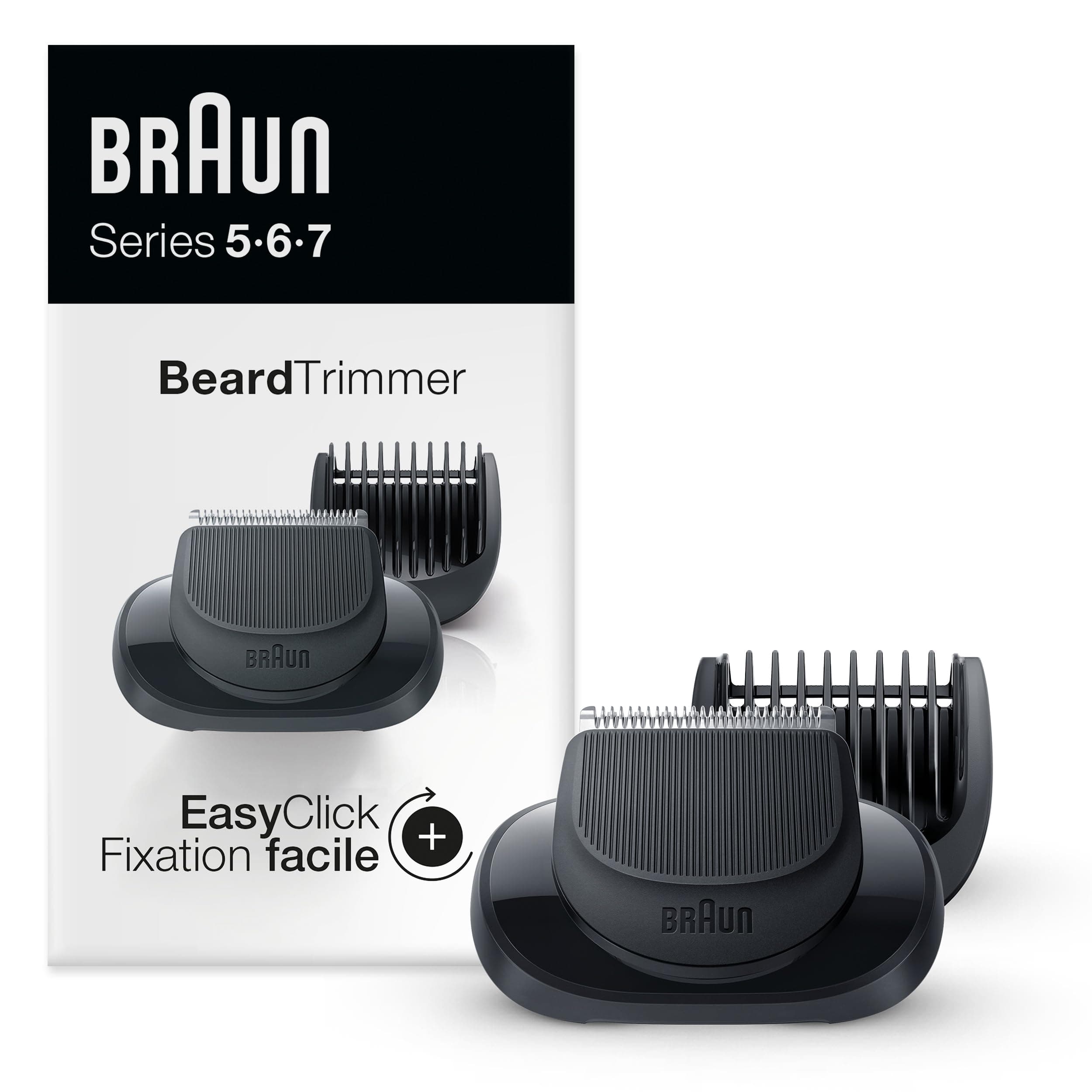Braun EasyClick Beard Trimmer Attachment for New Generation Series 5, 6 and 7 Electric Shavers