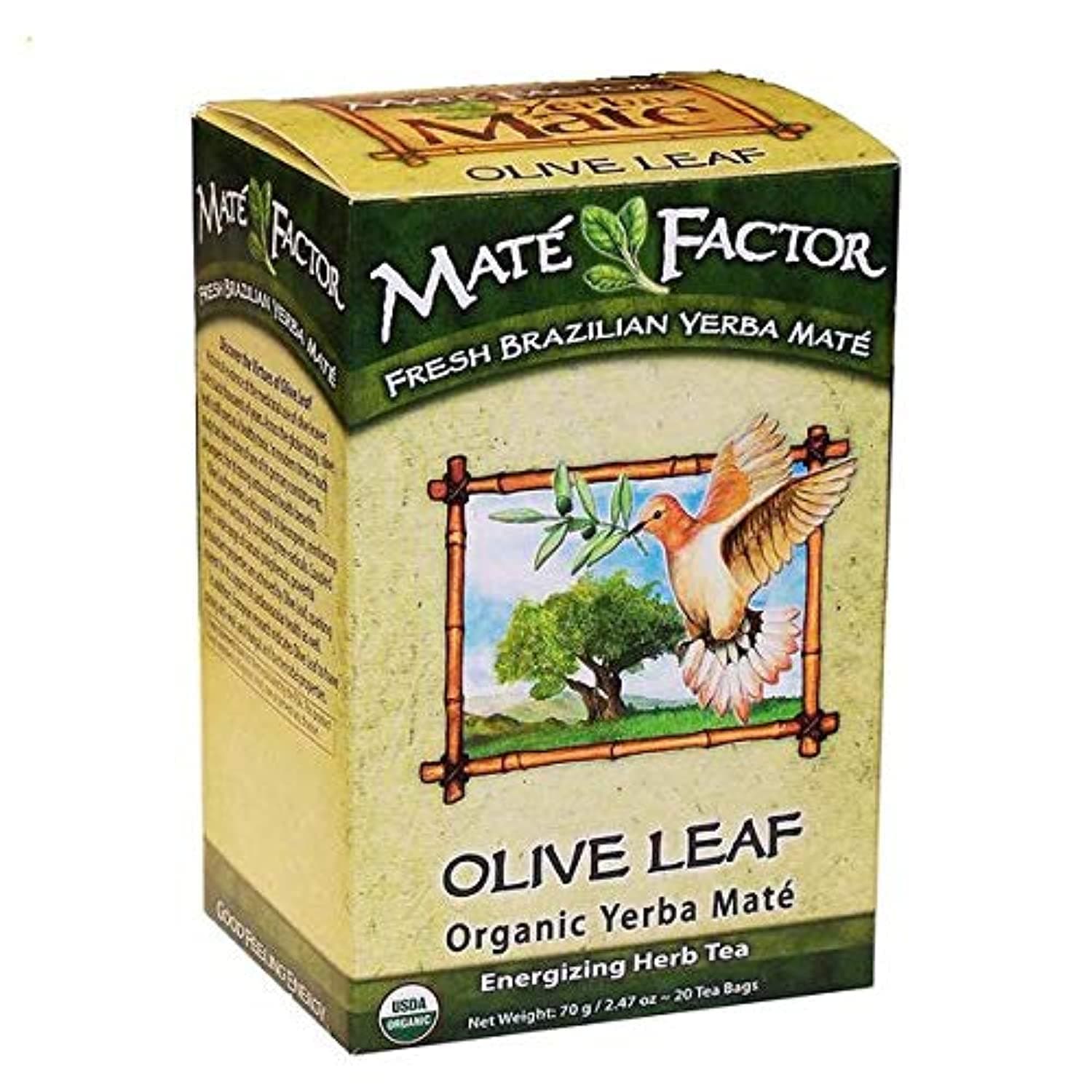 The Olive Leaf Yerba , 20 Bags (Pack of 1)