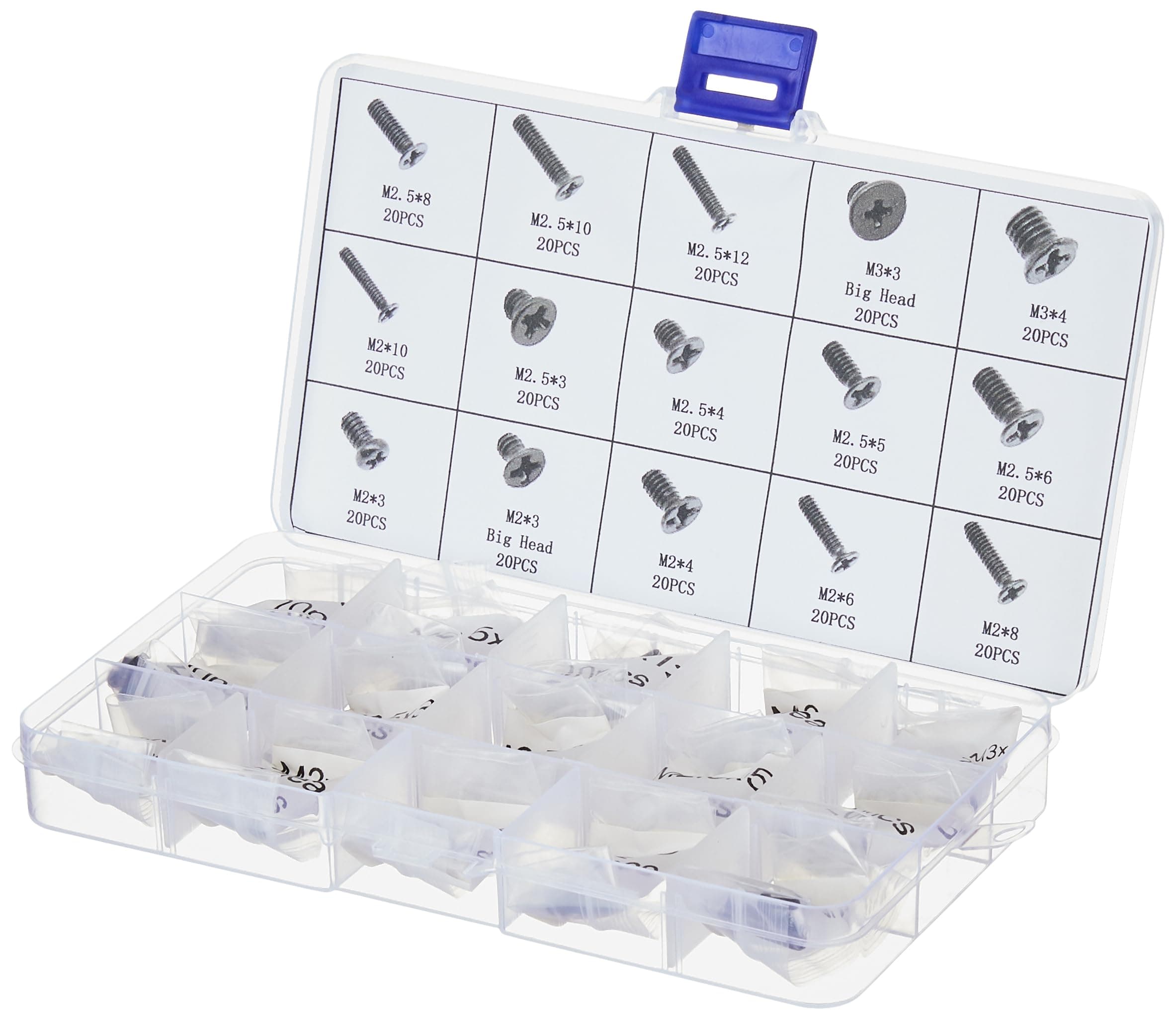 VNJ 300Pcs Laptop Notebook Computer Replacement Screws Kit for Lenovo, Toshiba, Gateway, Samsung, HP, IBM, Dell, Sony, Acer, Asus, SSD Hard Disk SATA