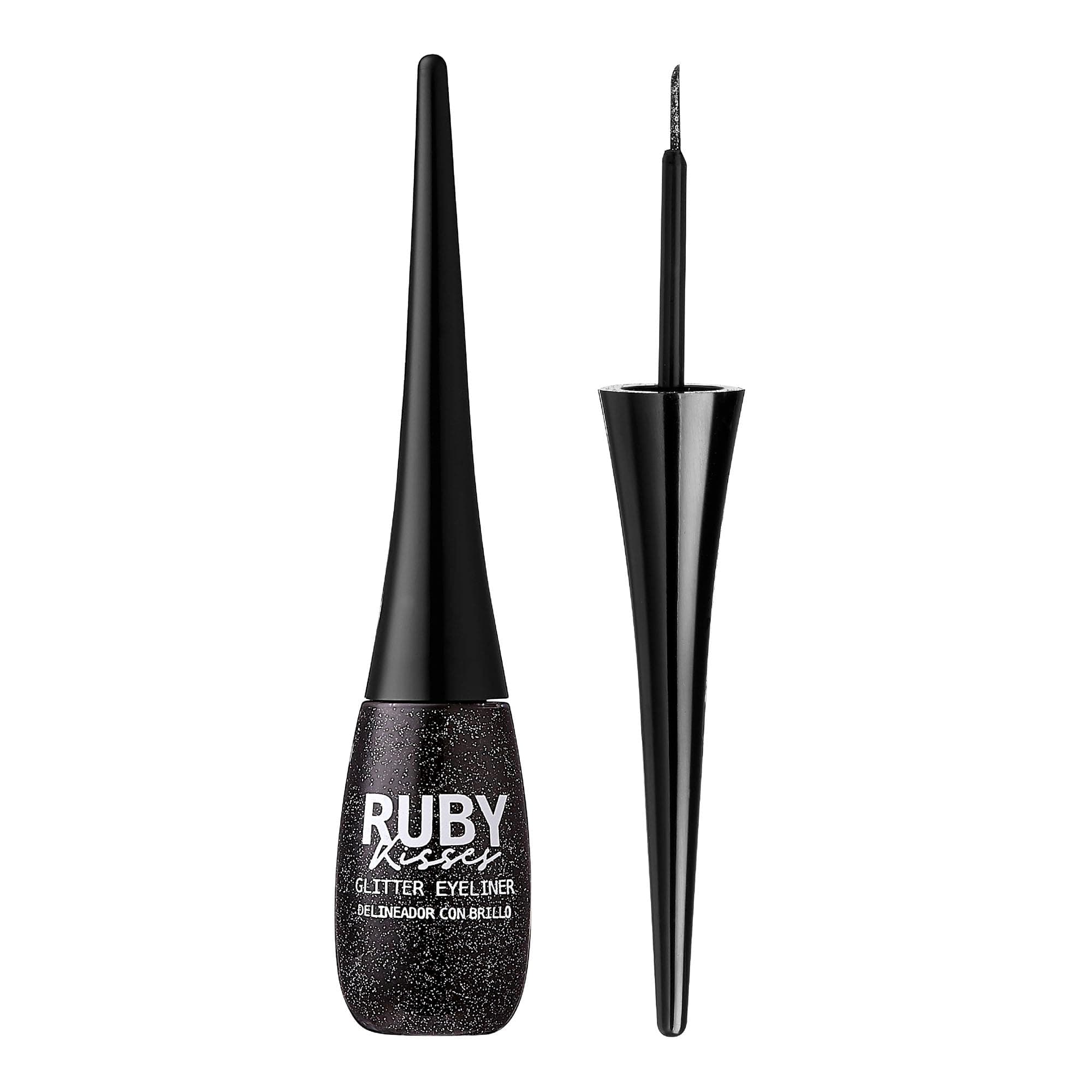 Ruby Kisses Eye Bling Glitter Eyeliner, Glitz N' Black