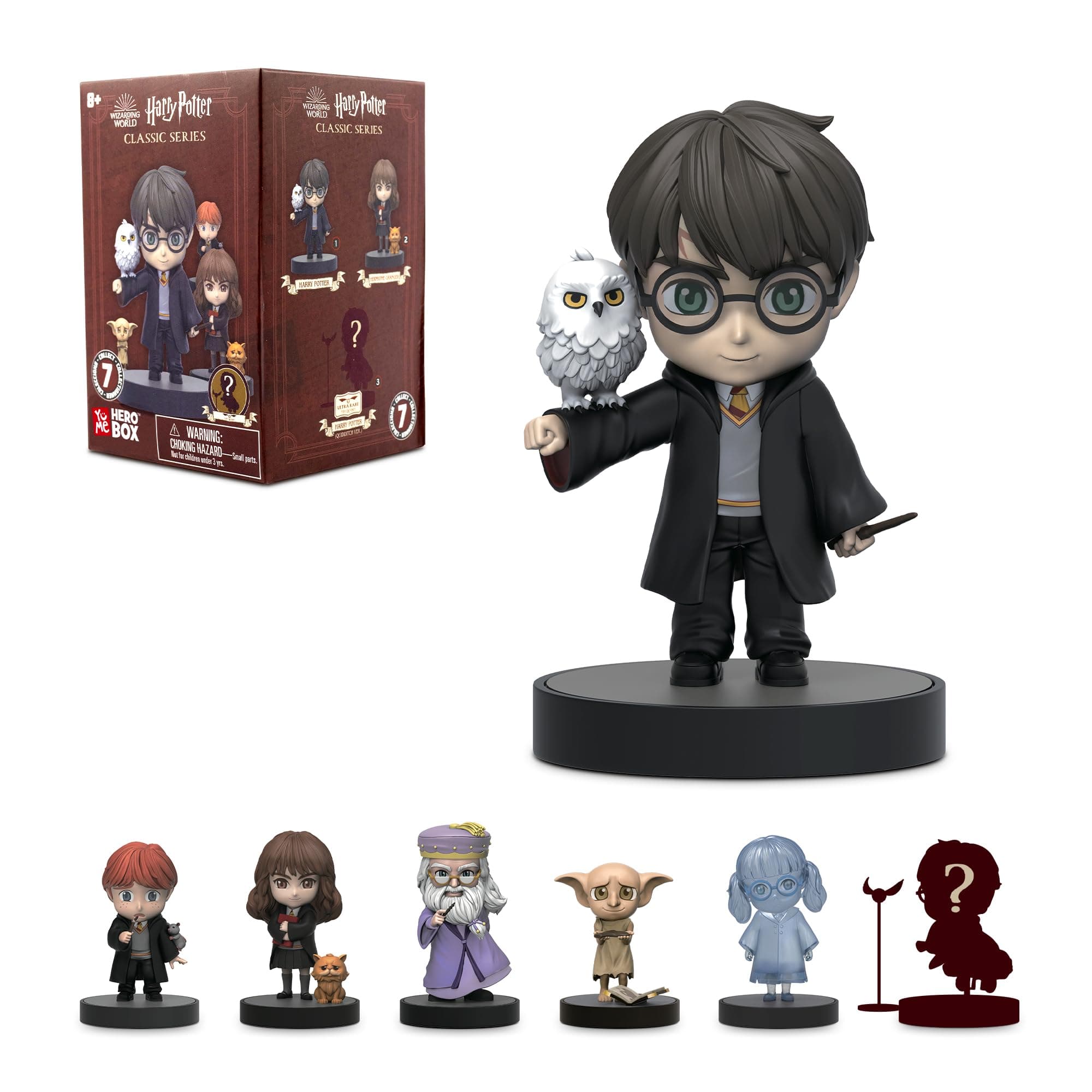 Harry Potter Blind Box (1 Pack) - 3" Classic Series Inspired Figurines, Collectible Figures Blind Box for Fans & Kids - Ideal Gift for Birthdays, Holidays & Collectors, Ages 8+