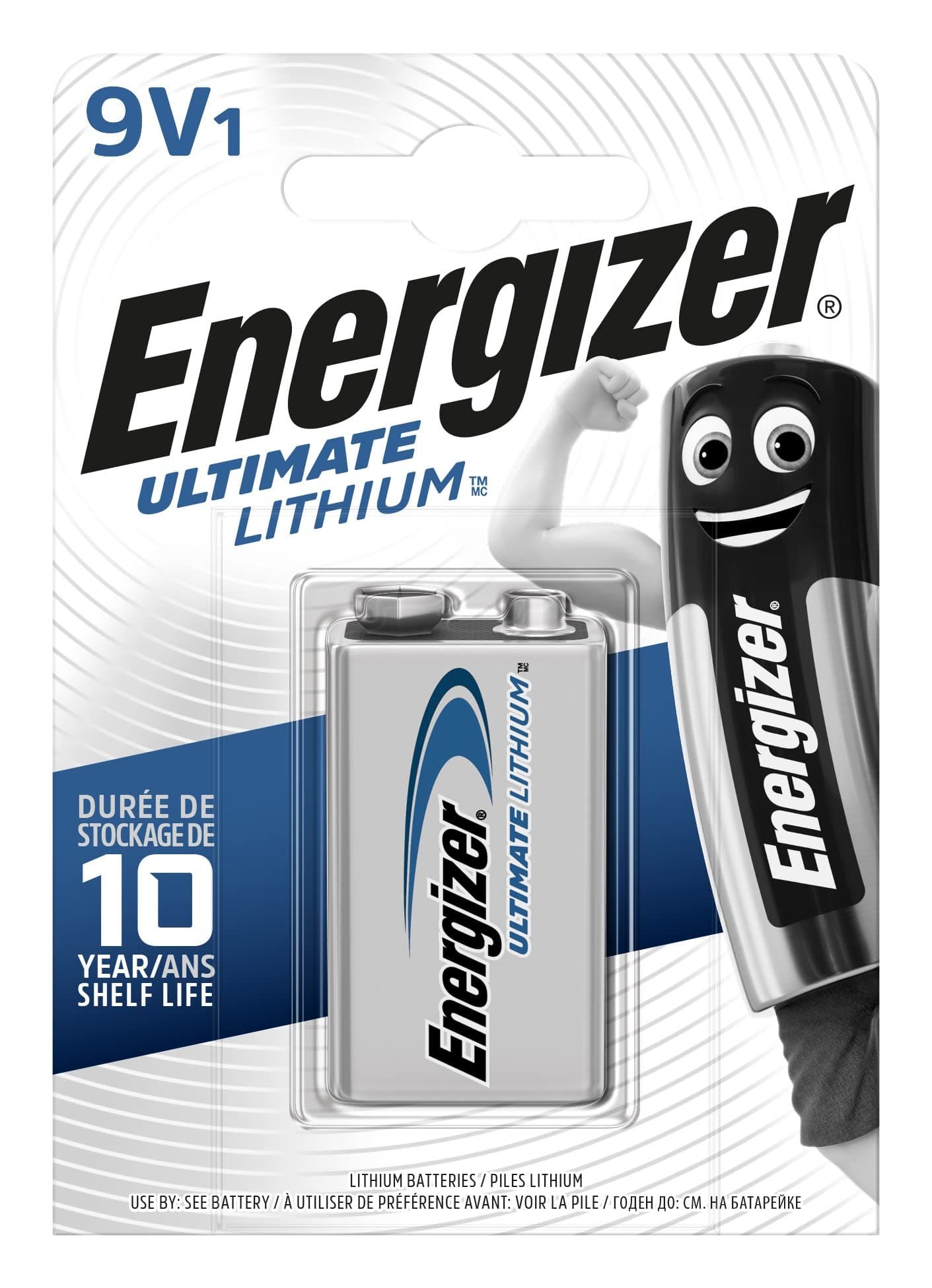 Energizer 635236 Ultimate Lithium 9V Card 1