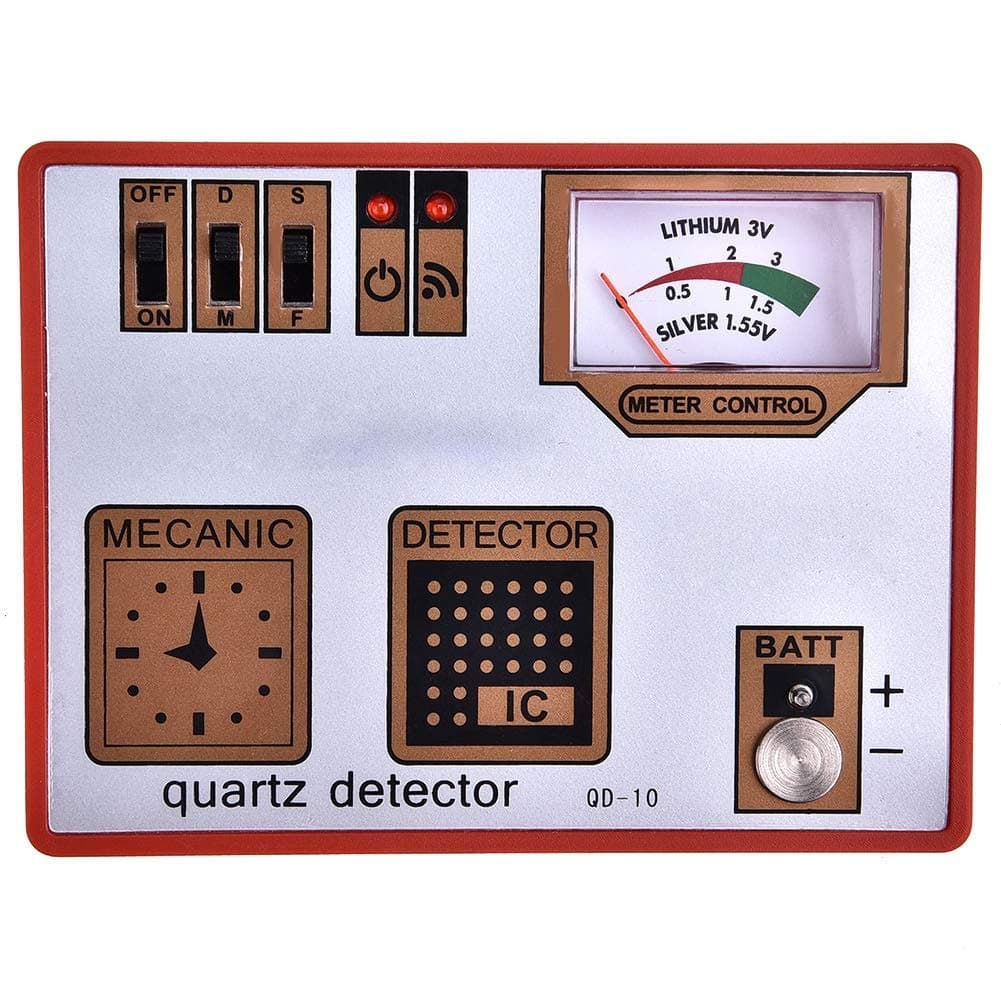 JADPES Quartz Tester Battery Watch Pulse Demagnetization Demagnetizer,Multifunction Timing Machine Watch Demagnetization/Battery Measure/Pulse/Quartz Tester Machine Watch Timing Machine Tester Tools