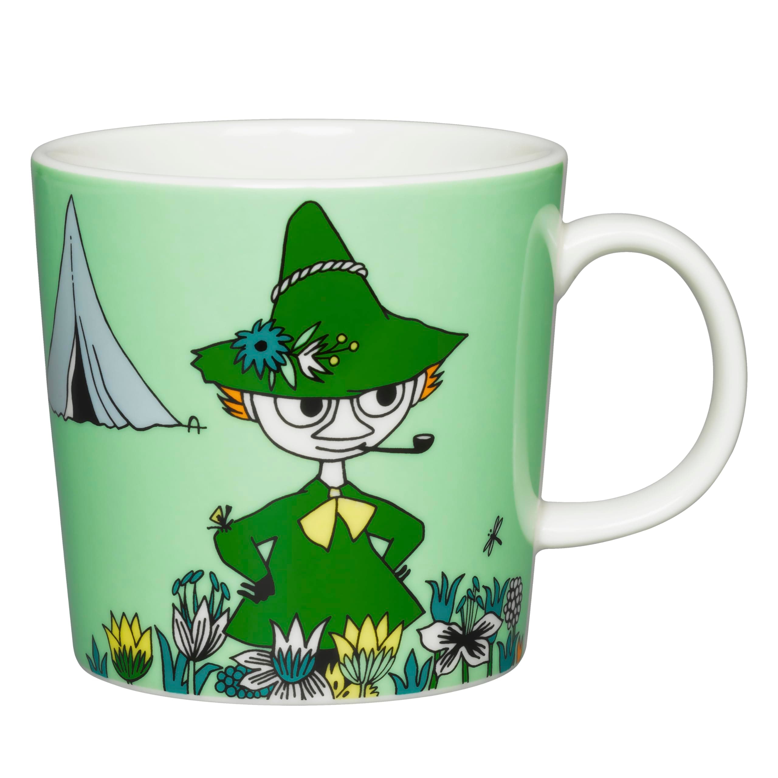 Arabia Moomin Mug - Snufkin GREEN