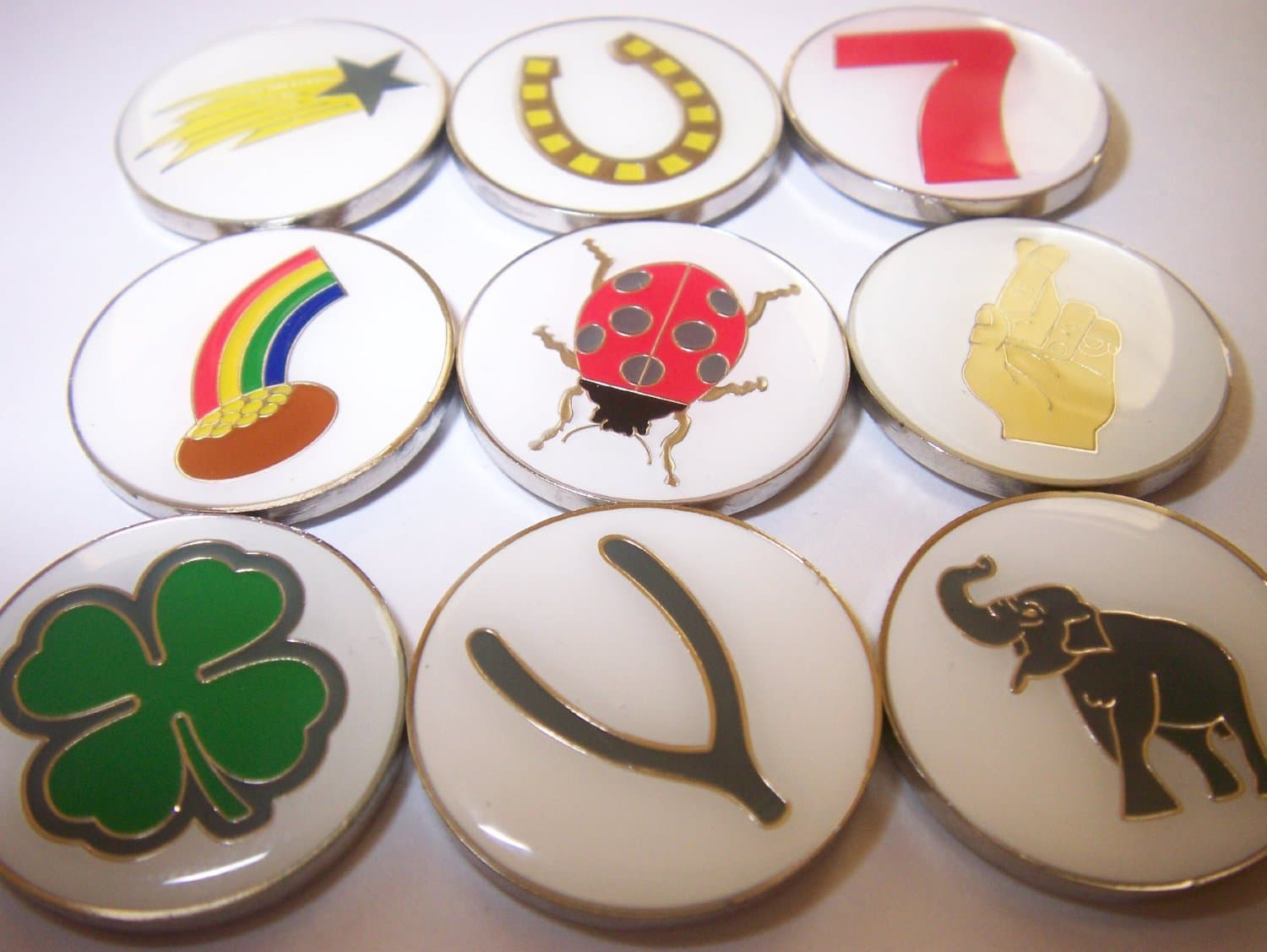 25 Assorted Good Luck Geotokens Geocoins Lucky