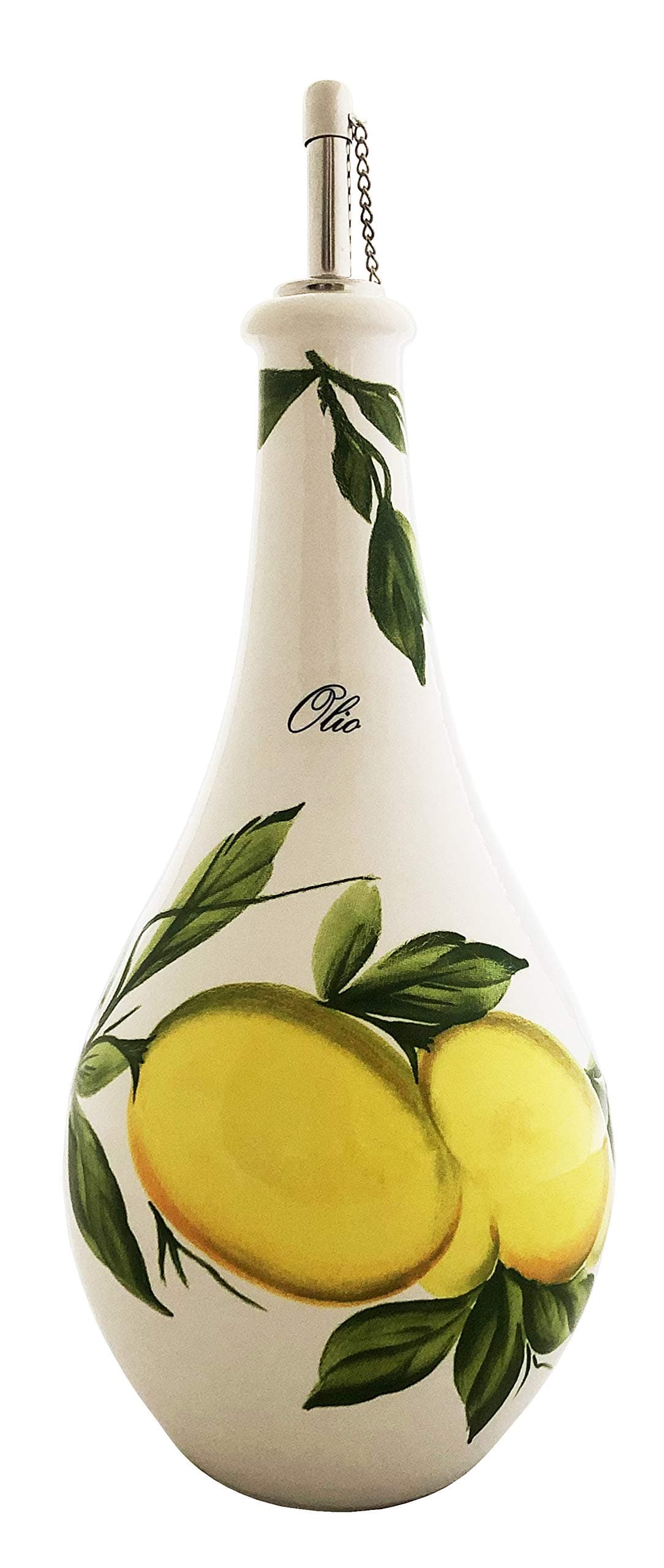 Lemon Olive Oil Bottle, 11-Inch