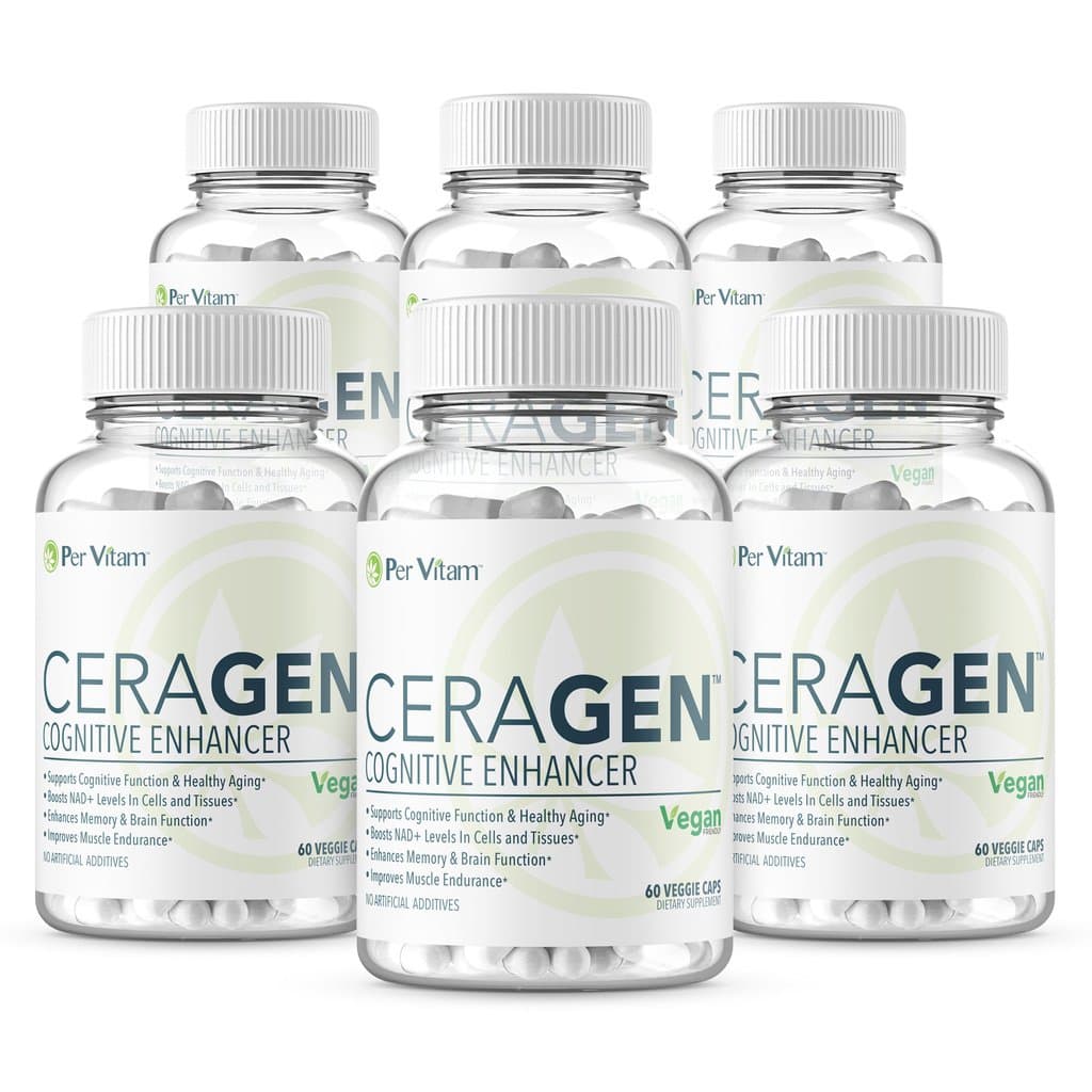 Ceragen NAD + Enhancer | 60 Capsules 6 Pack